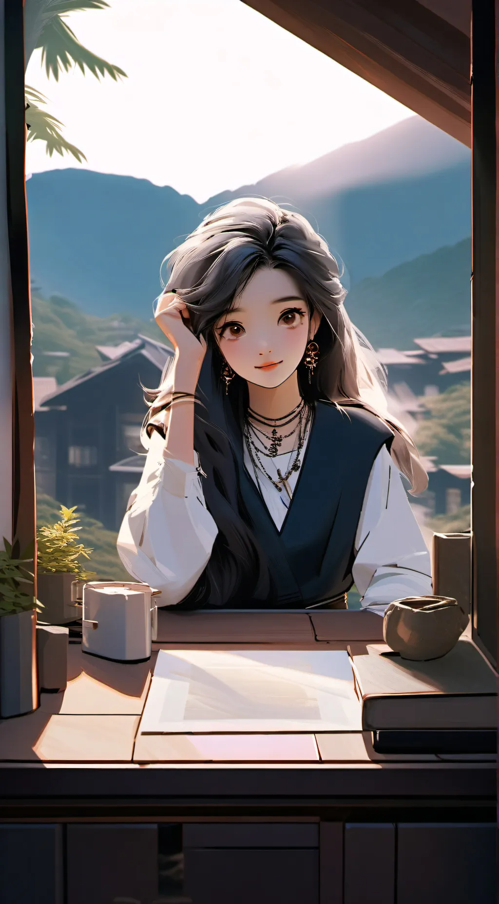 ai character: Choose it background