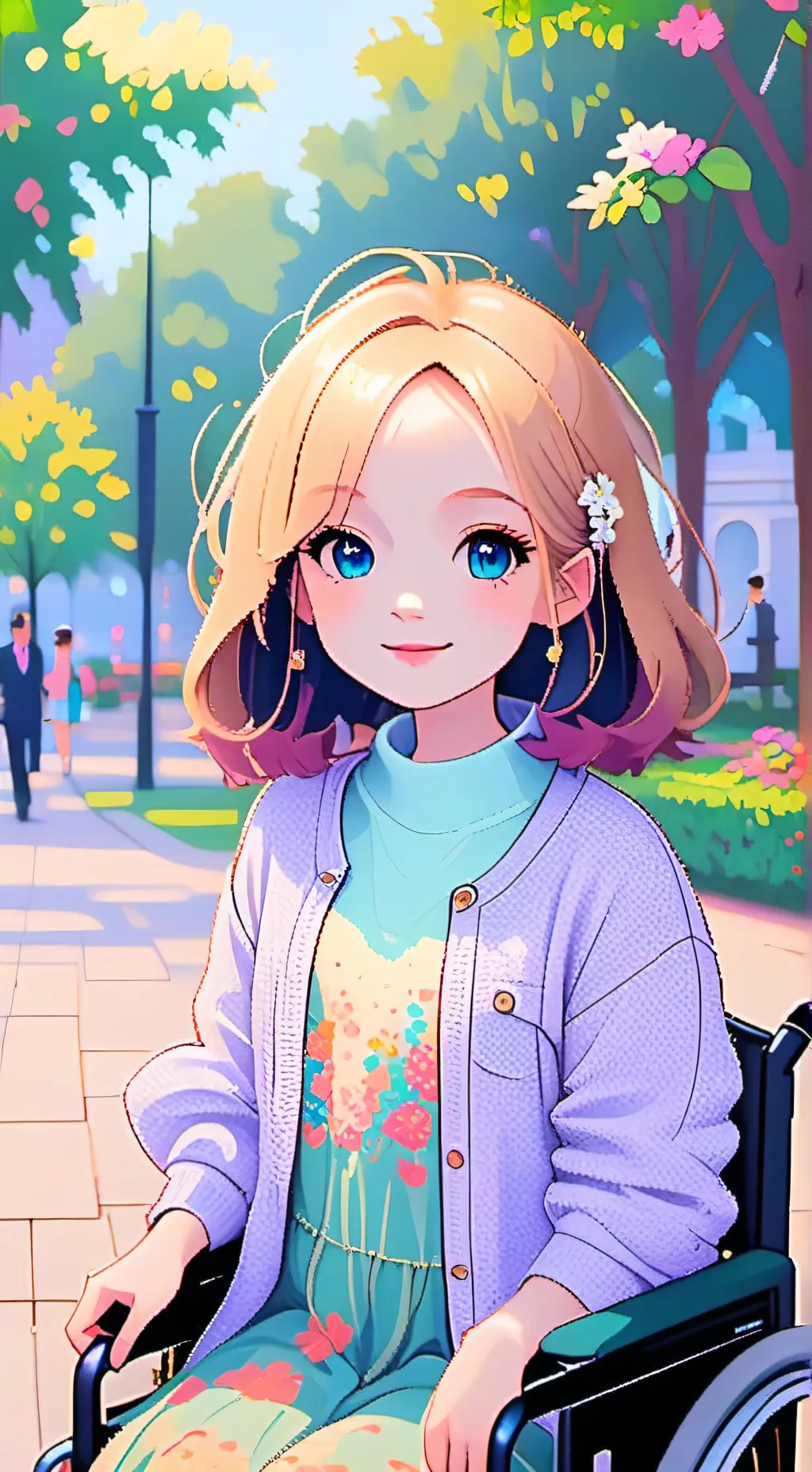 ai character: emma  background