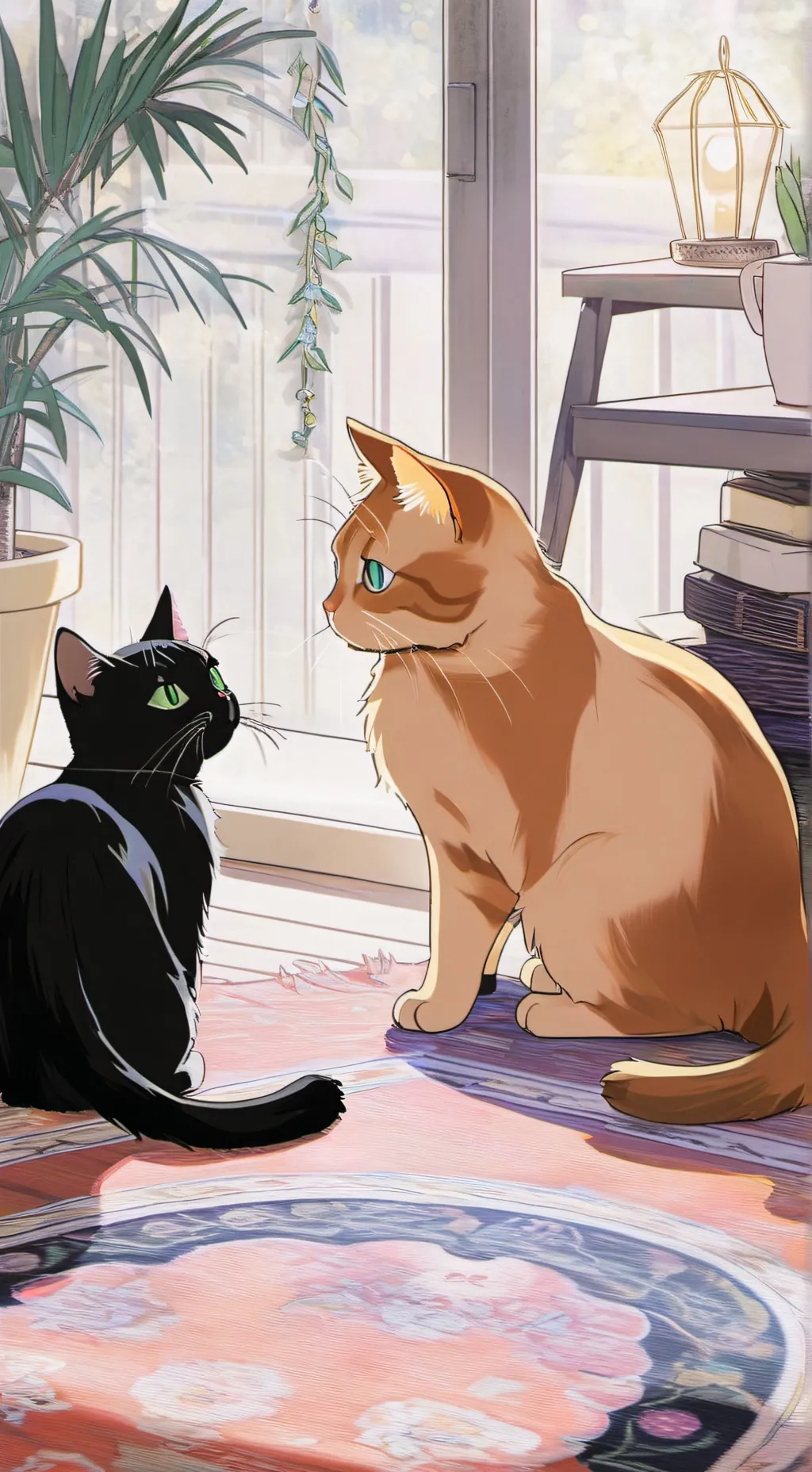 ai character: Haguni <3 background