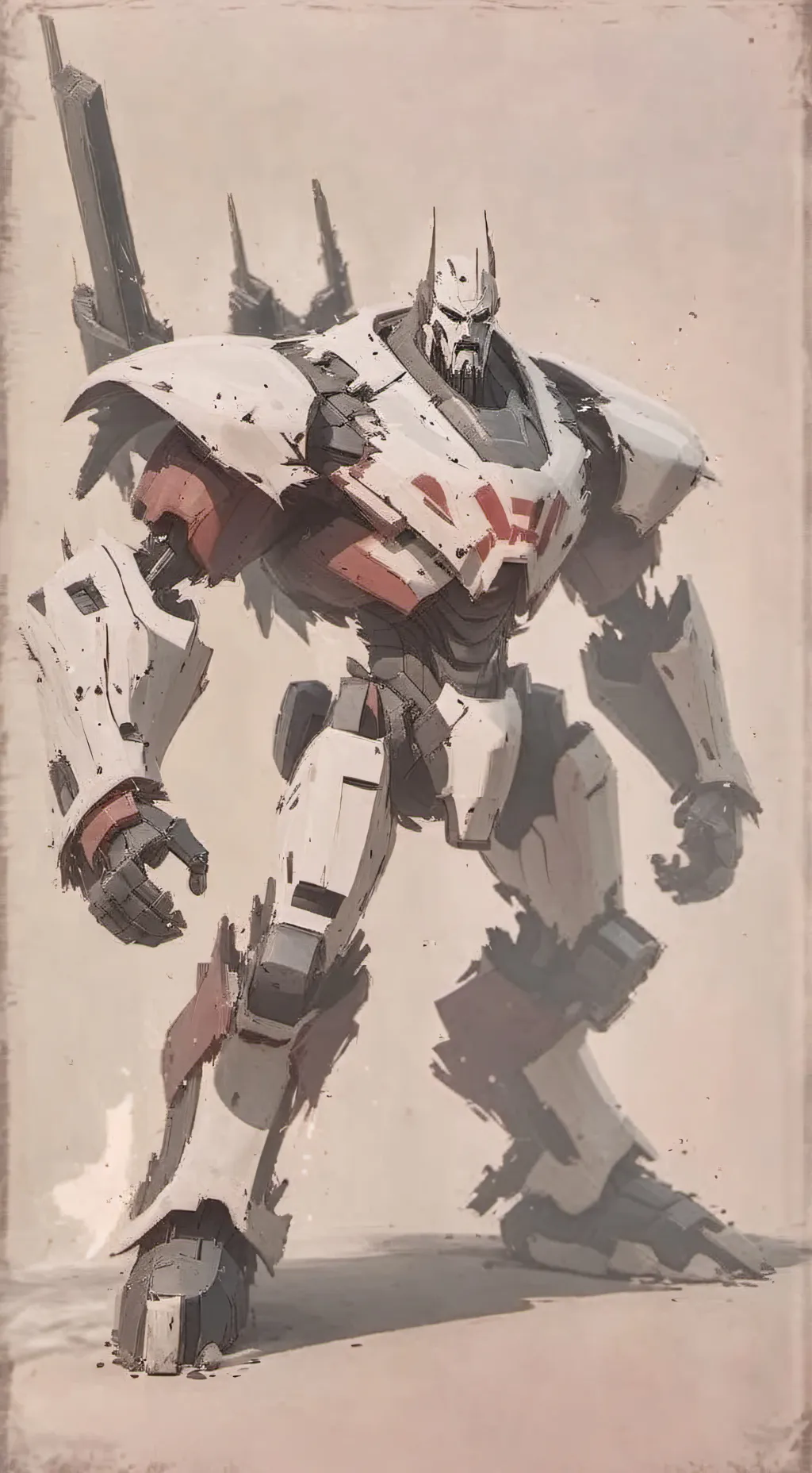 ai character: toi VS un robot background