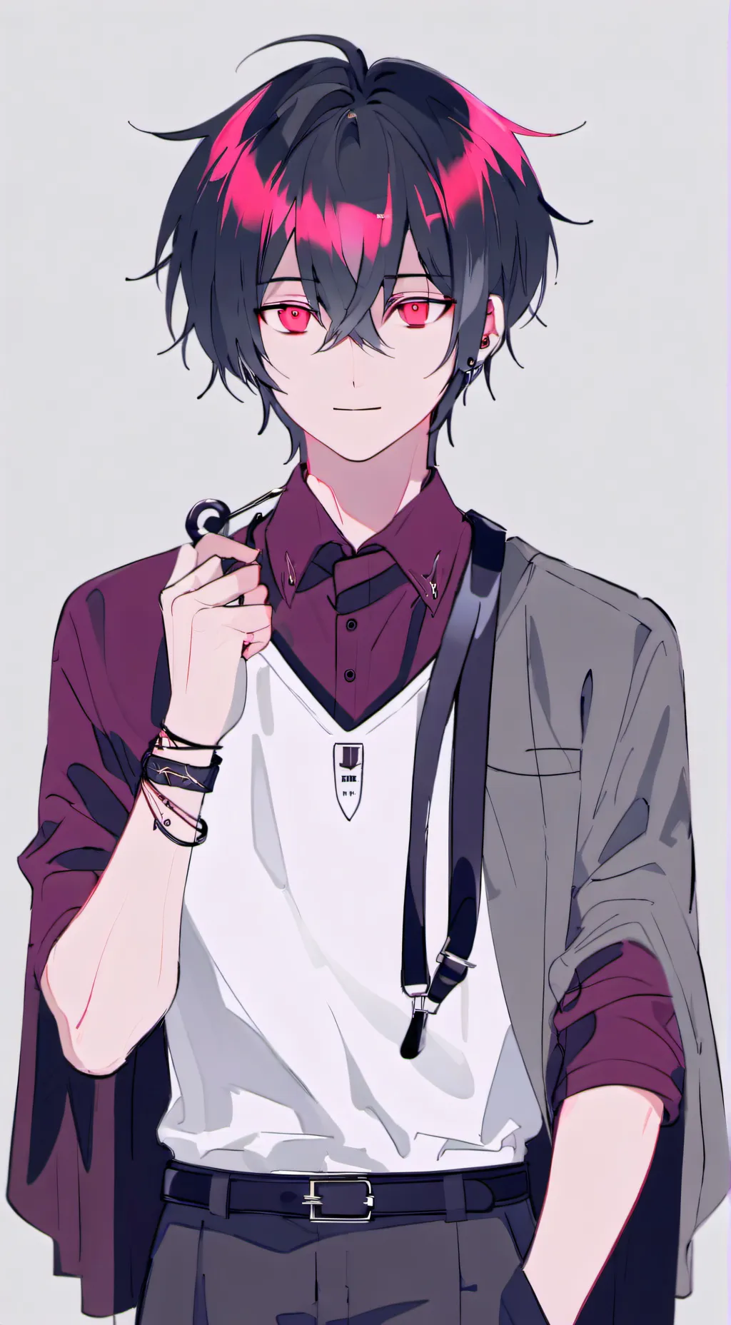 ai character: Jjk mha hh kny background