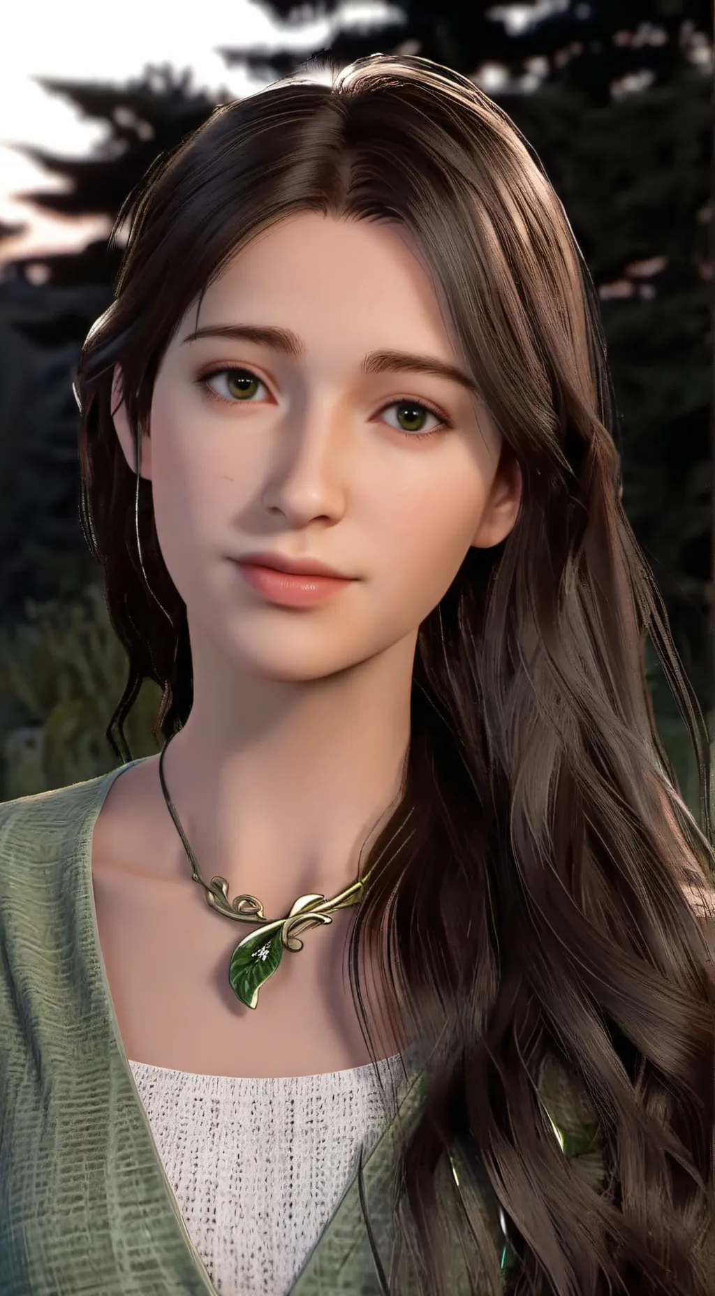 ai character: Hailey  background