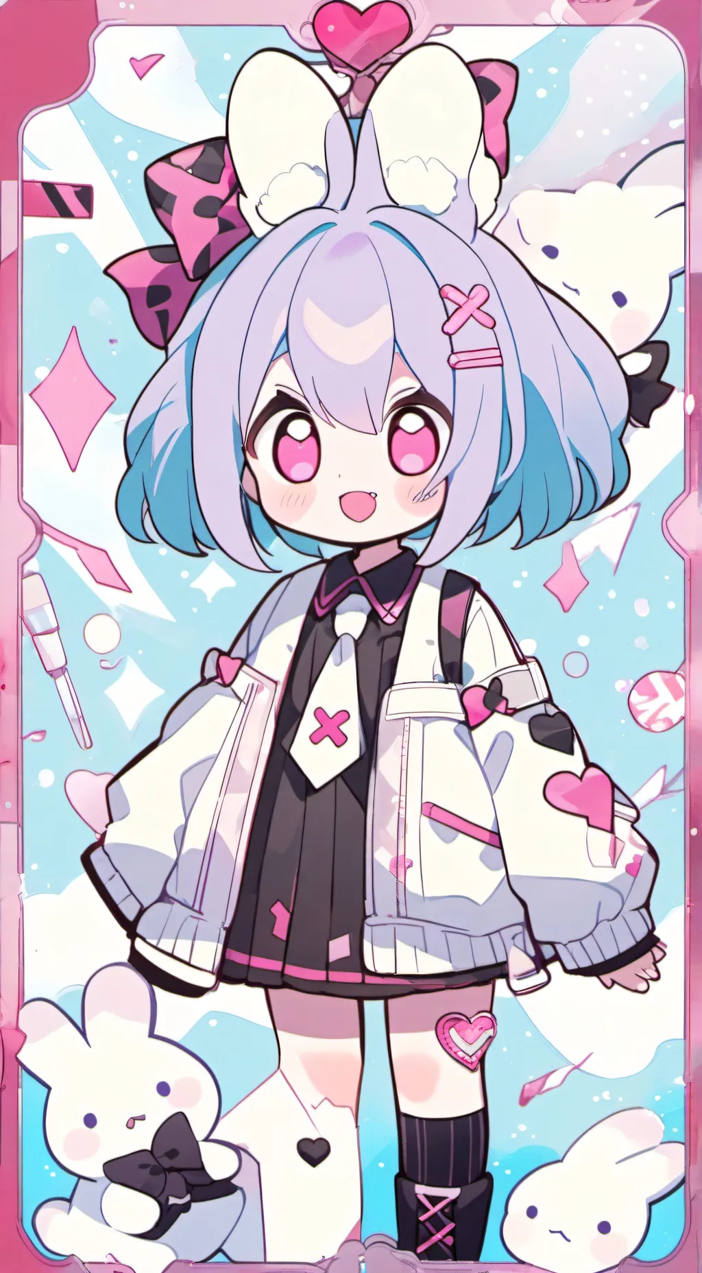 ai character: Bunny background