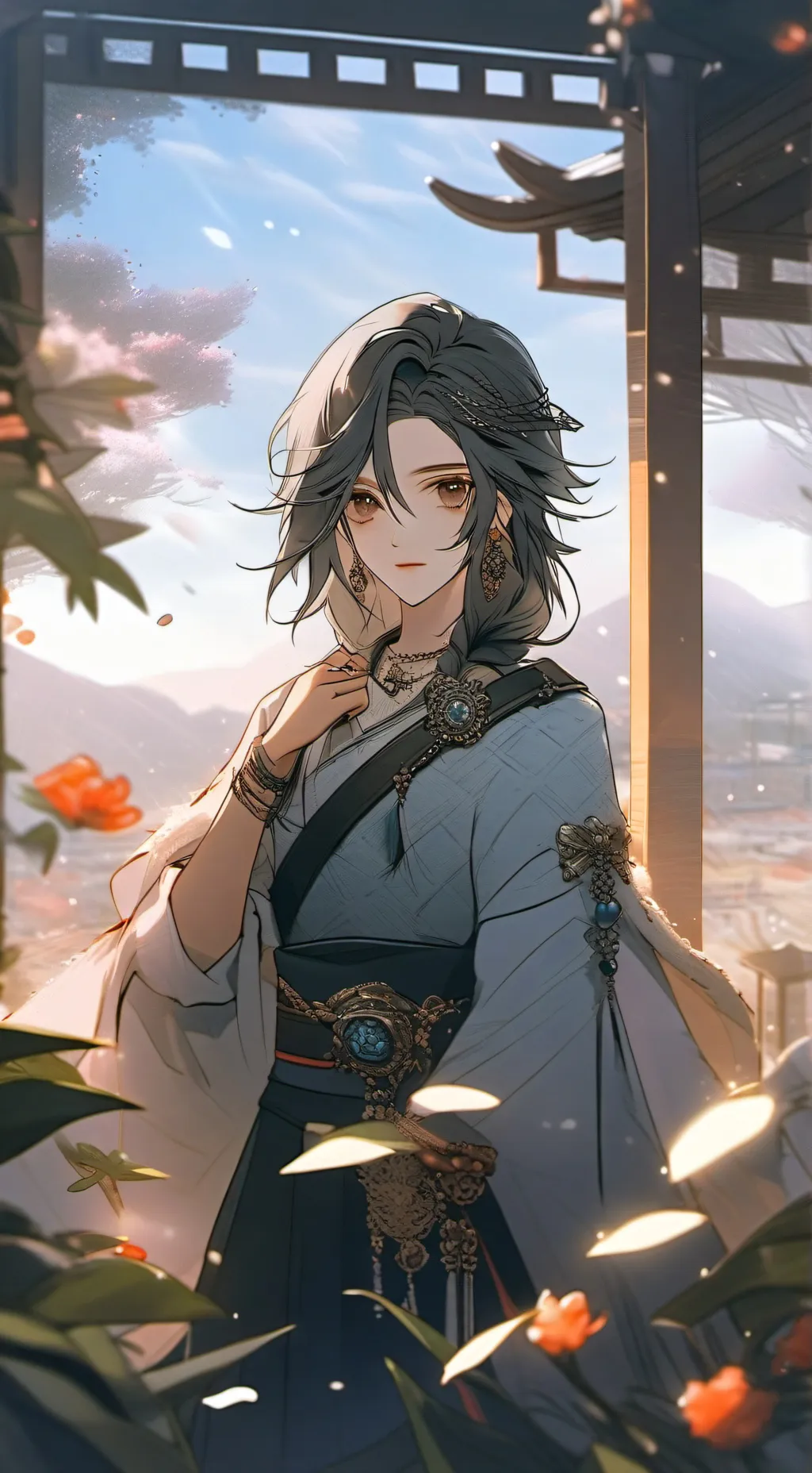 ai character: Mha new student  background