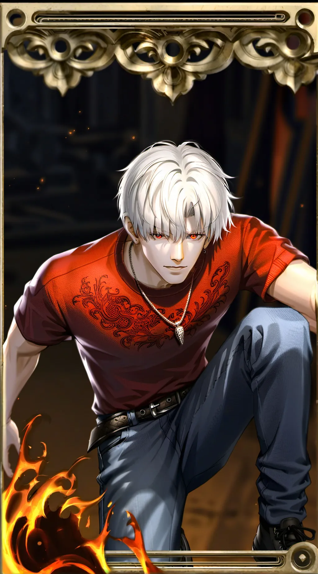 ai character: Anomaly 082 background