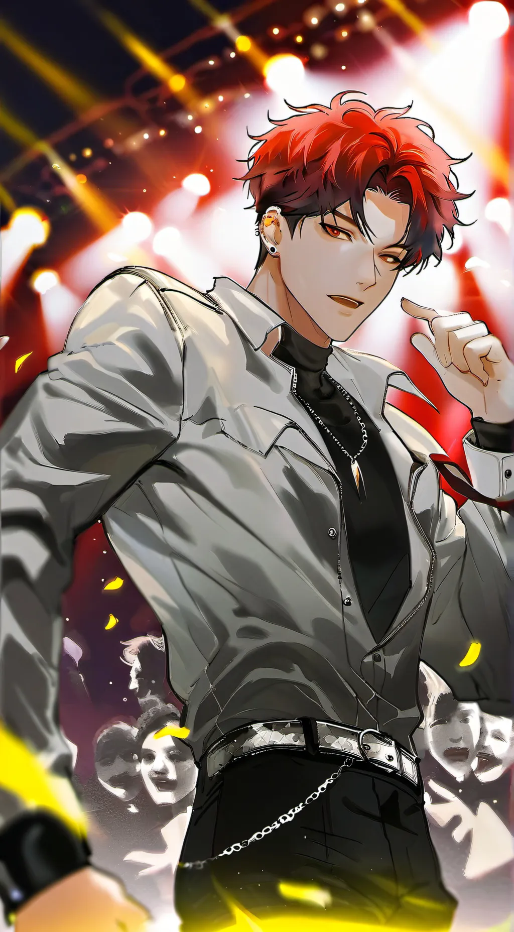 ai character: Rae-ho  background