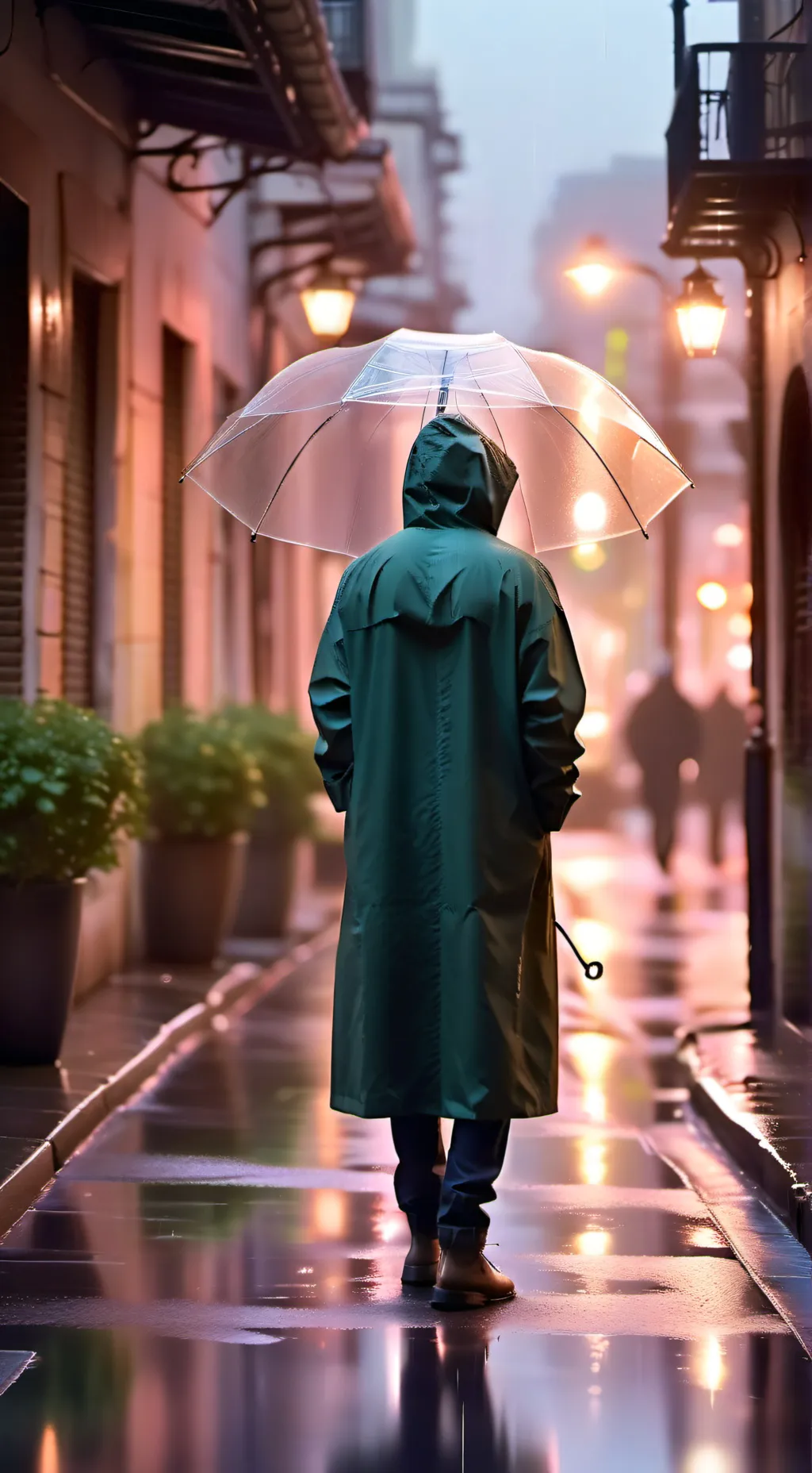 ai character: México triste background