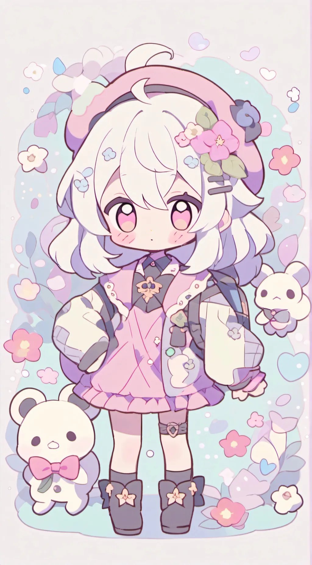 ai character: symbol background