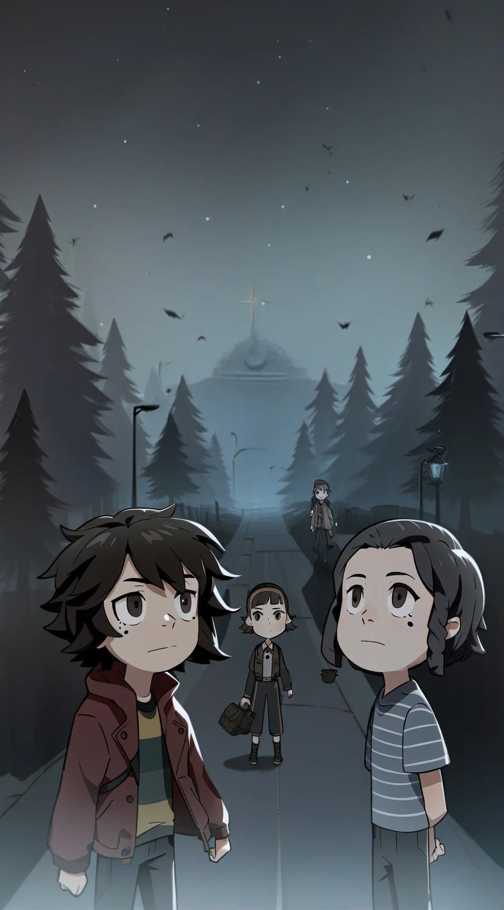 ai character: Mha x ST background