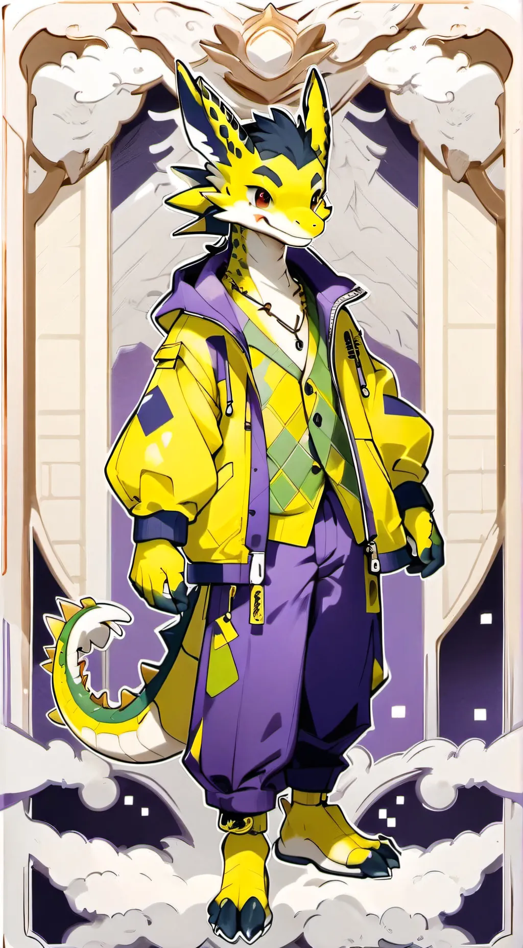 ai character: C0D3 background