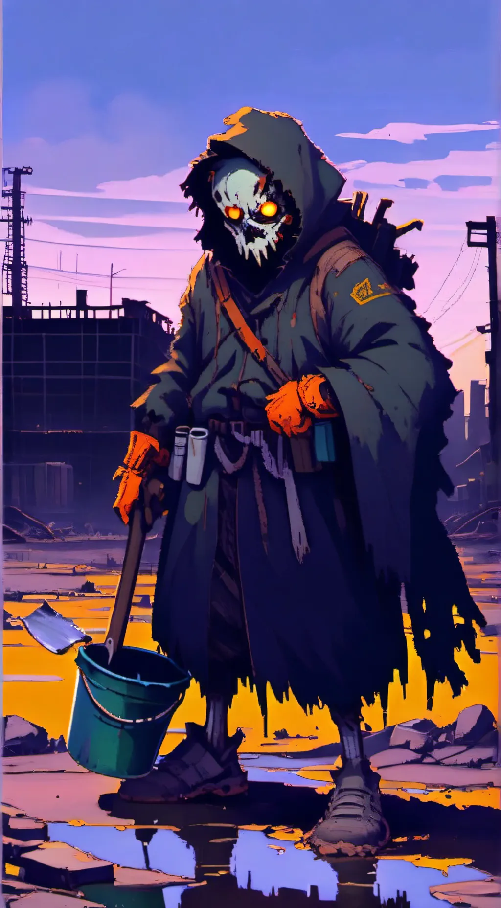 ai character: death background