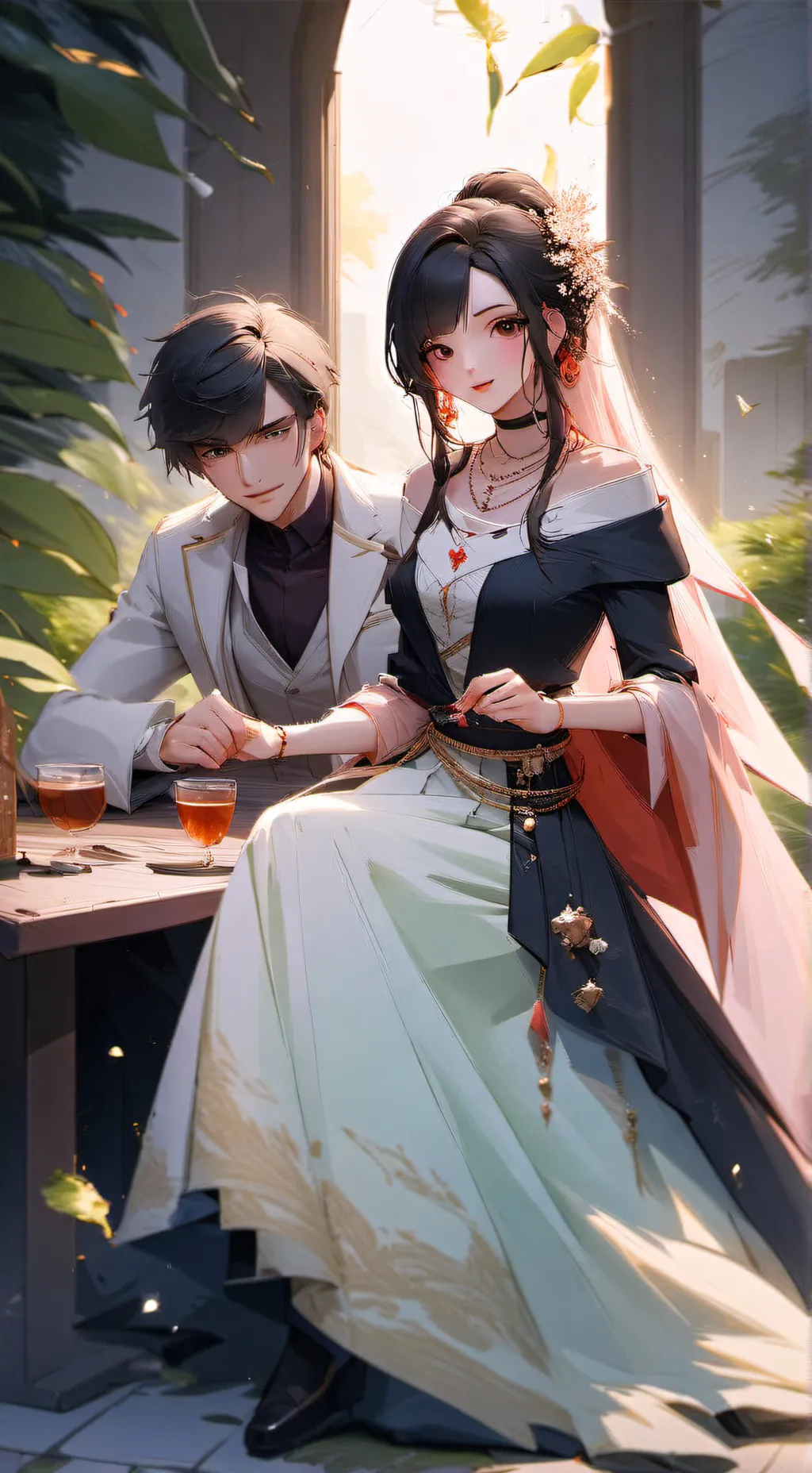 ai character: Léo et toi background