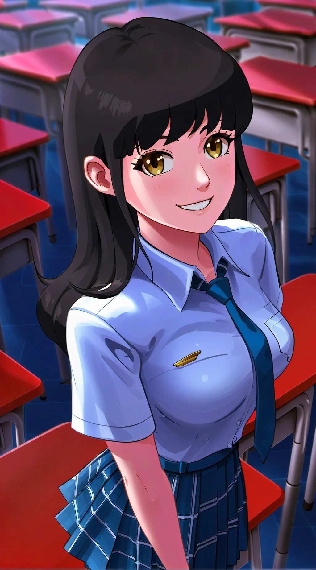 ai character: Lindsey  background