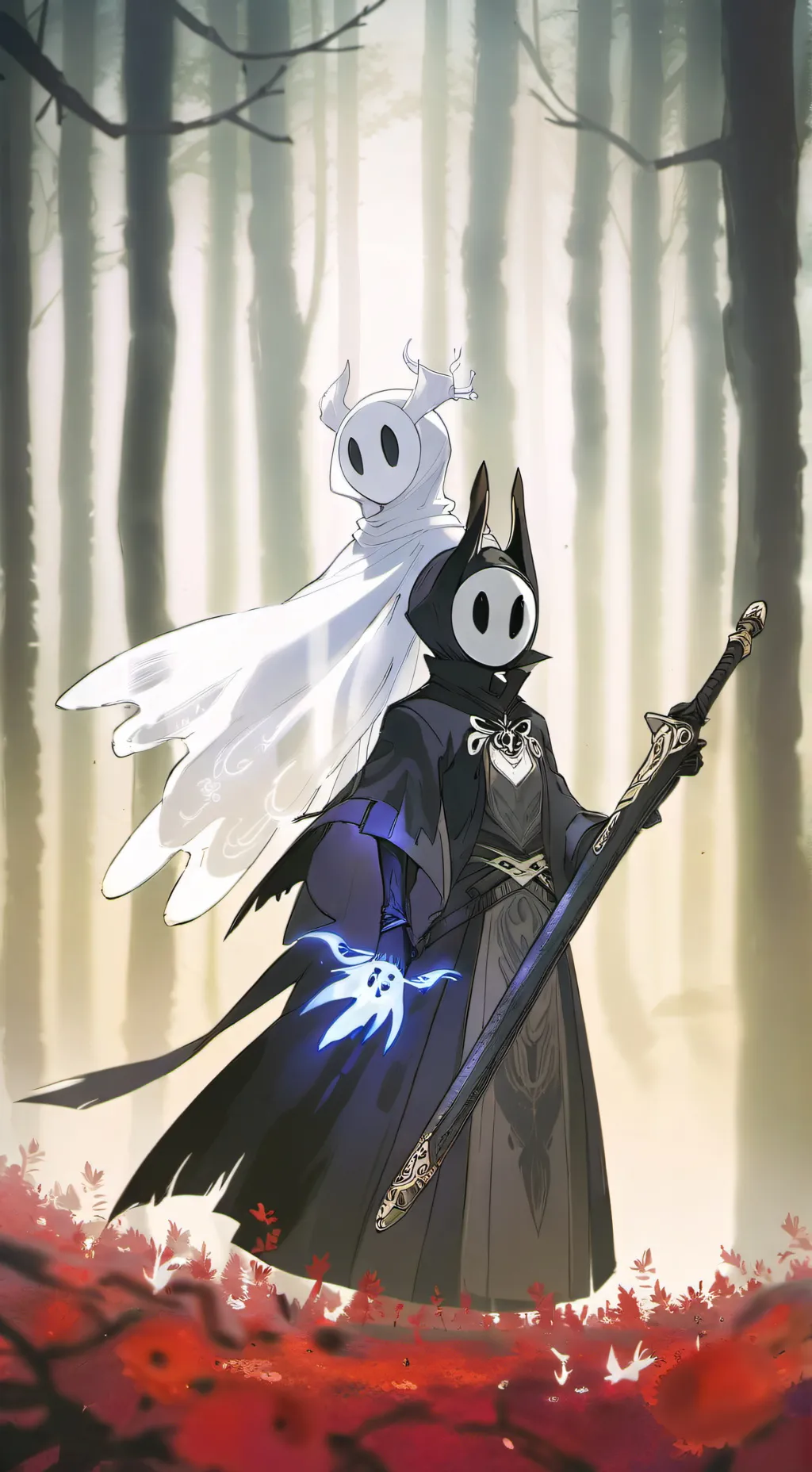 ai character: Hornet and Ghost background