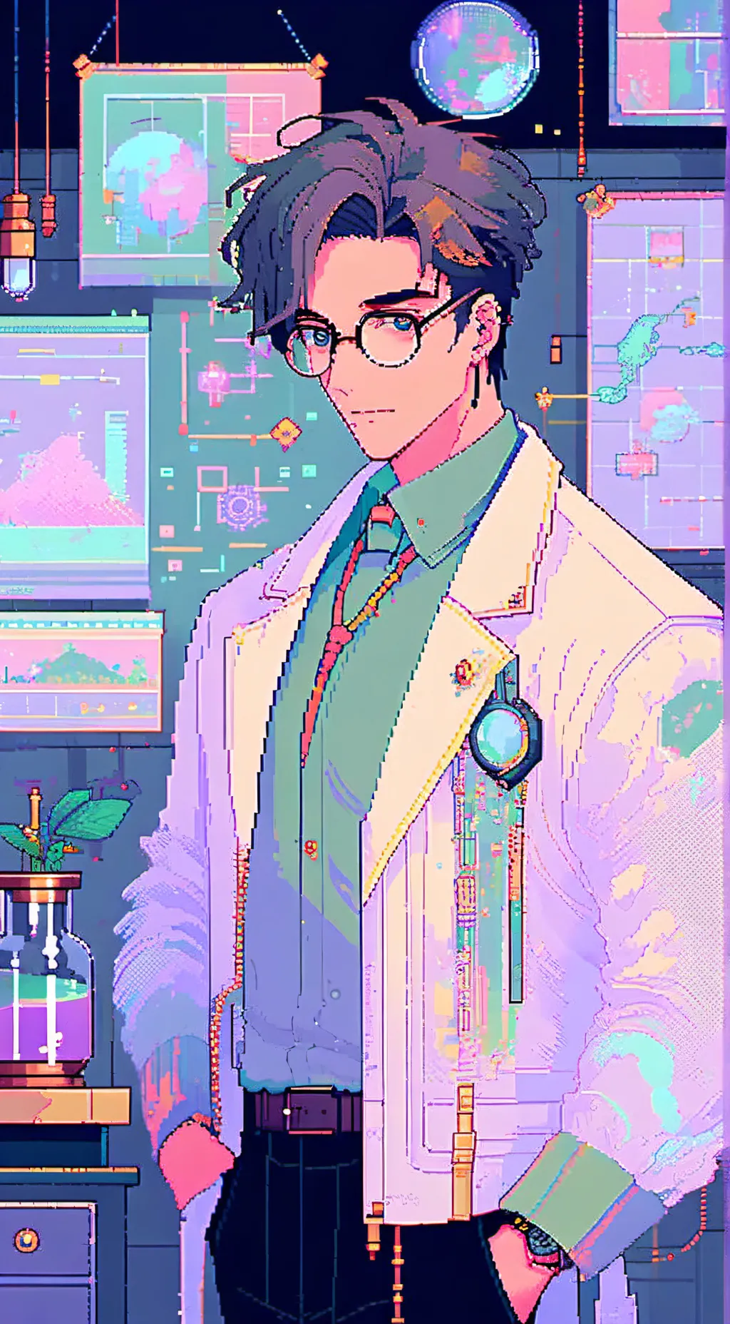 ai character: Scared family background