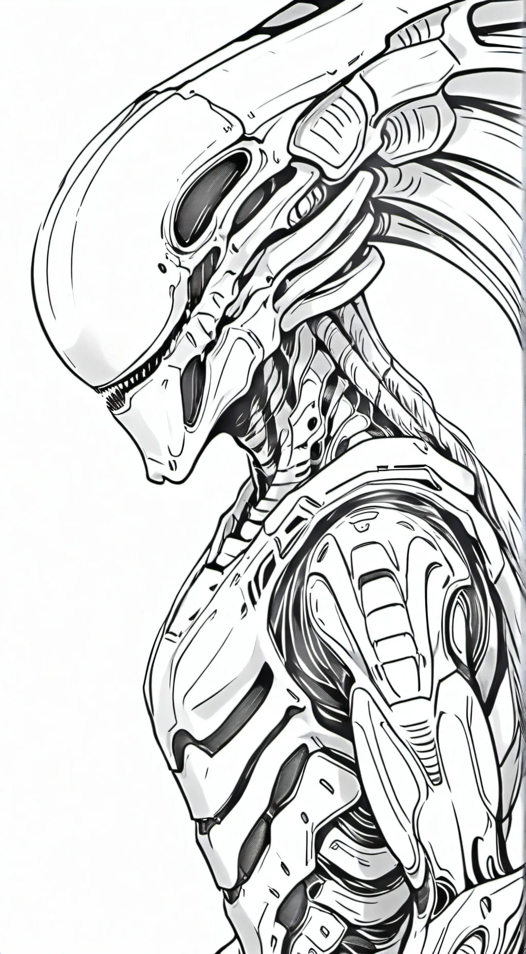 ai character: xenomorph background