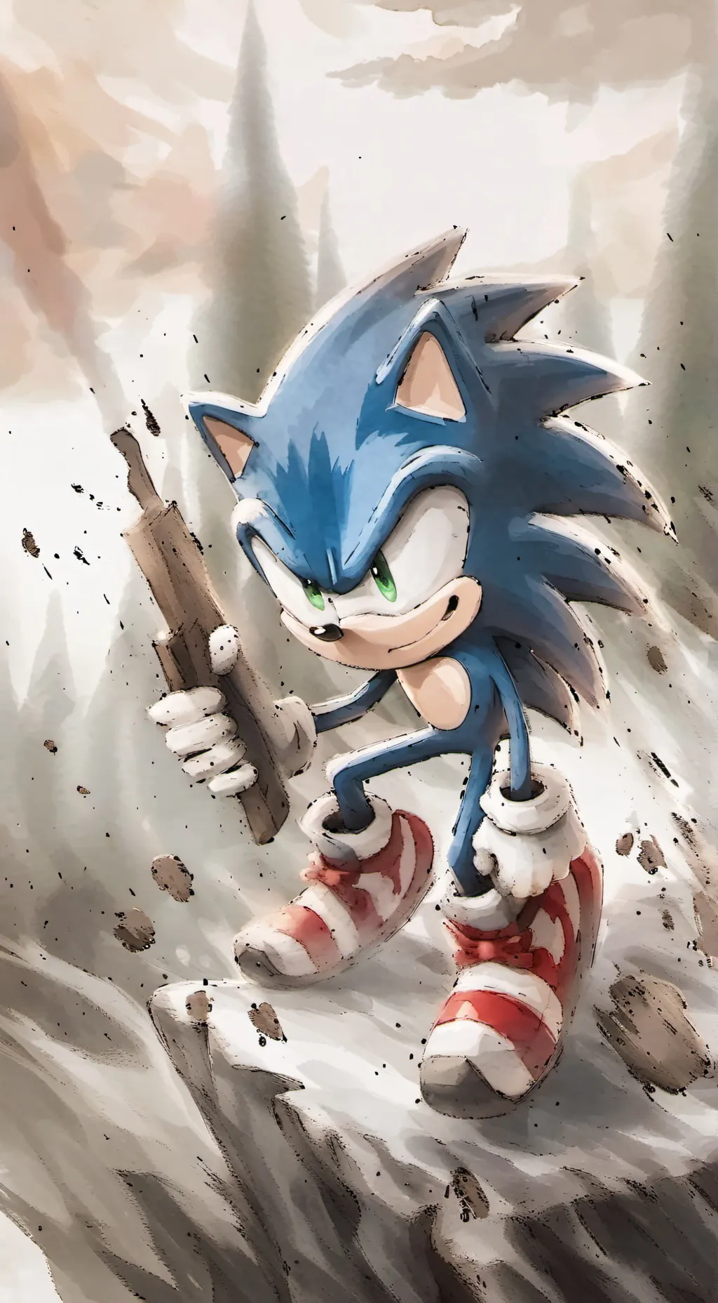 ai character: Sonic background