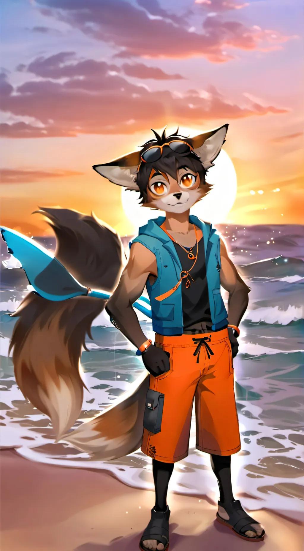 ai character: Moka background