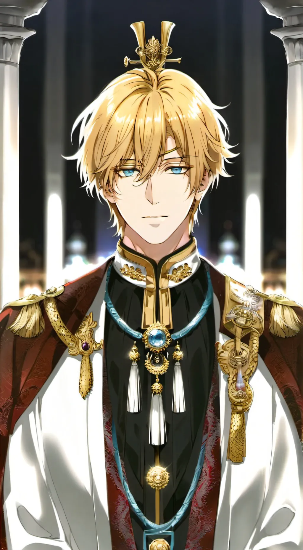 ai character: Solaire background