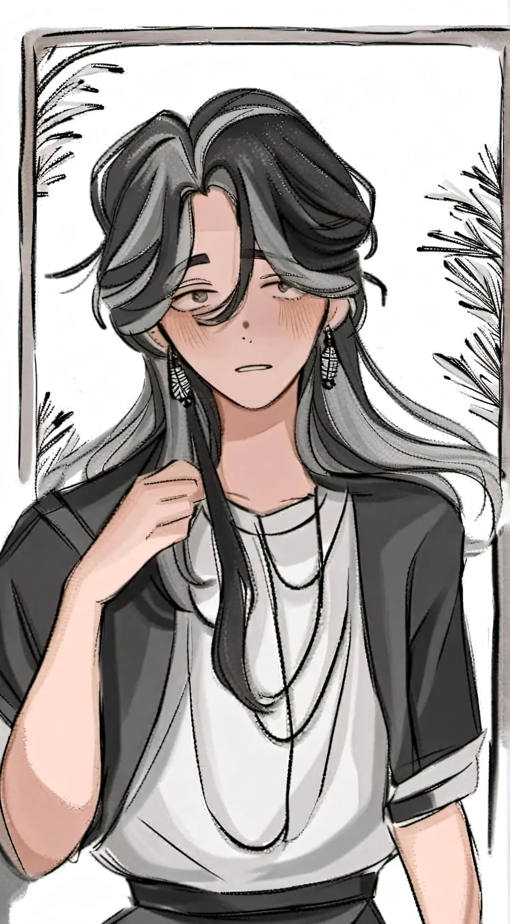 ai character: Momo brother  background