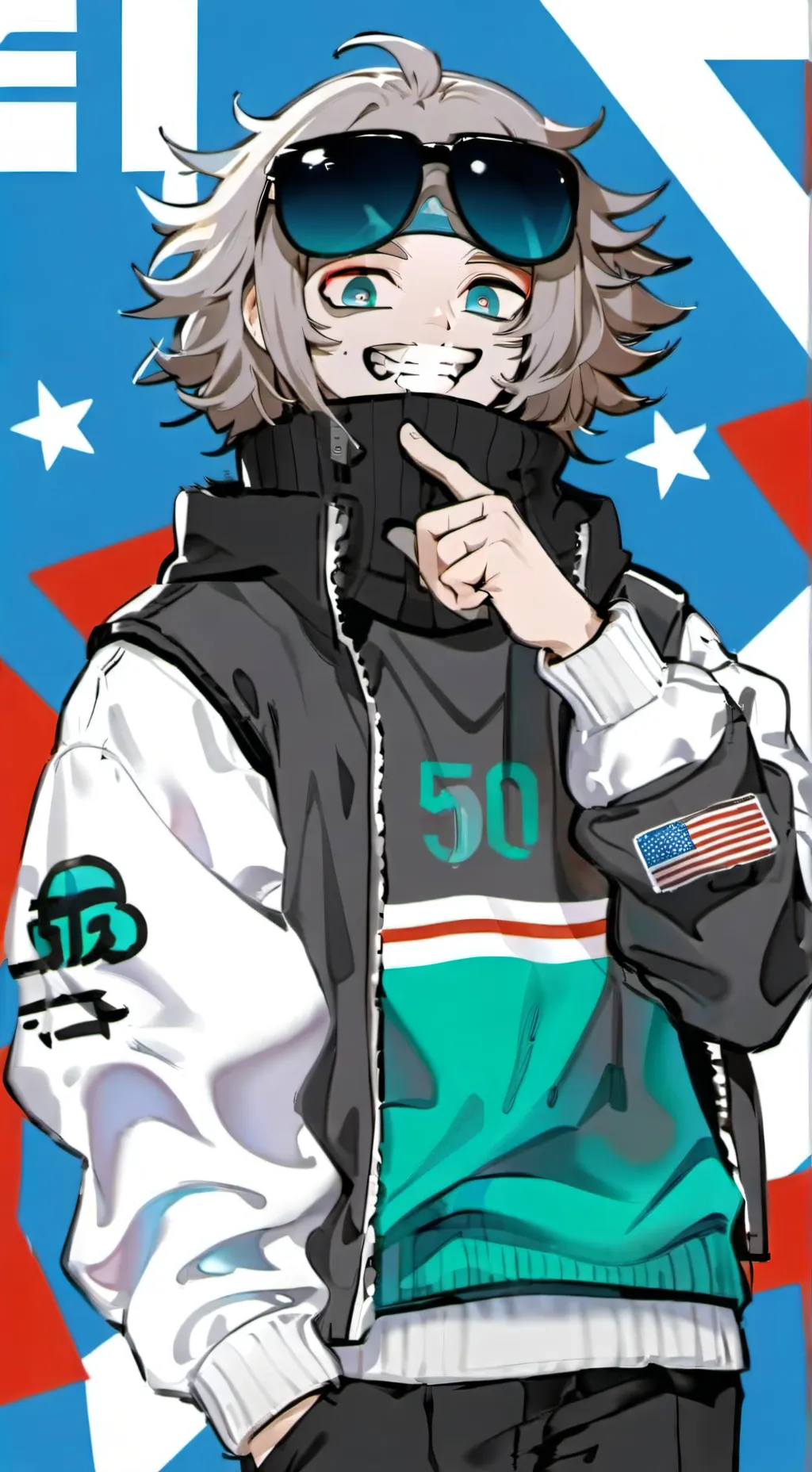 ai character: USA x Rusia~ background