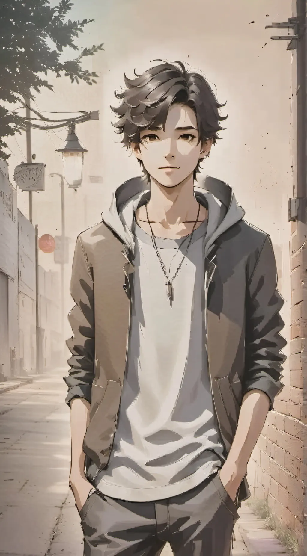 ai character: bruno background