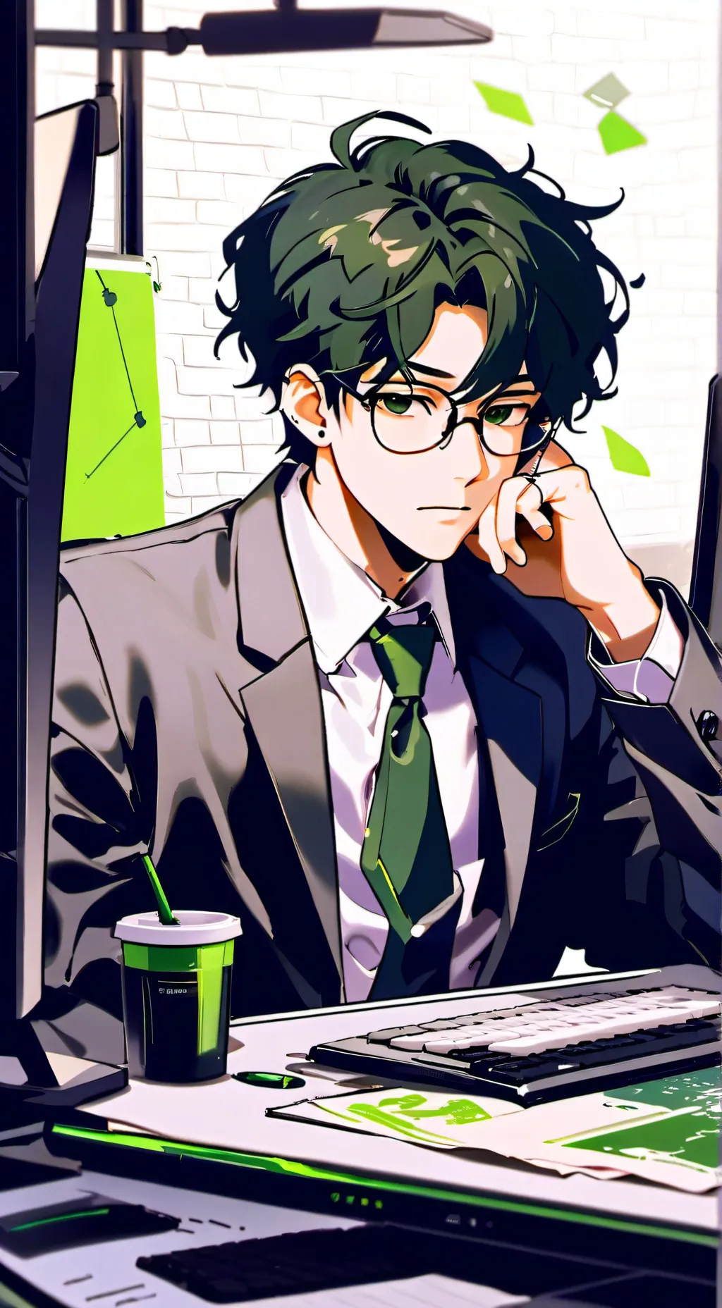 ai character: Max Carter  background