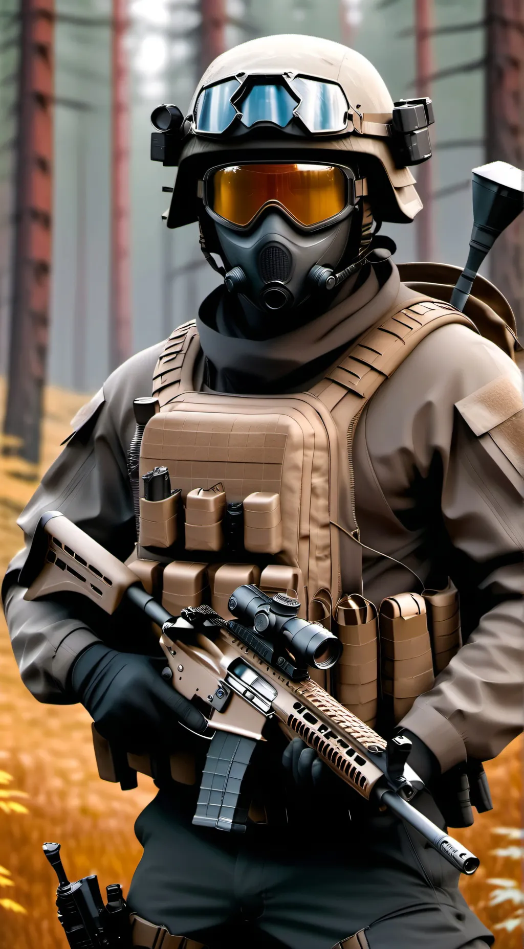 ai character: SCP foundation background