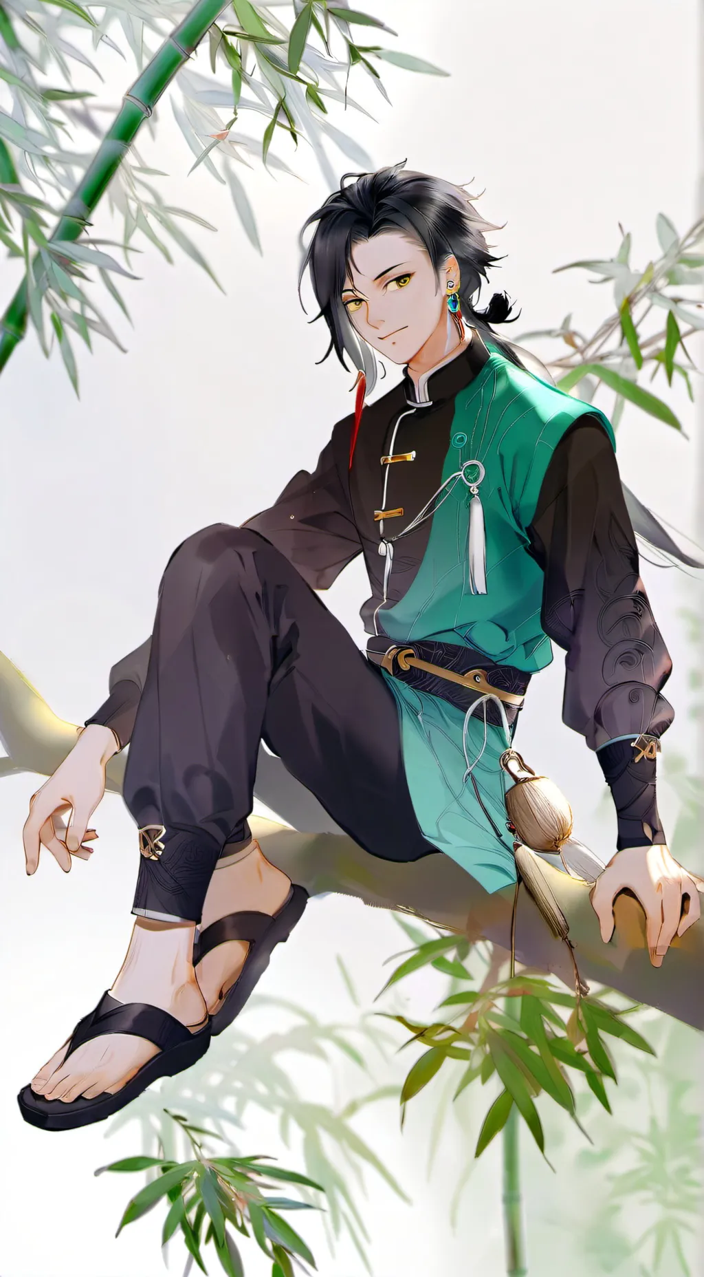 ai character: ~✨Muichiro X You✨~ background