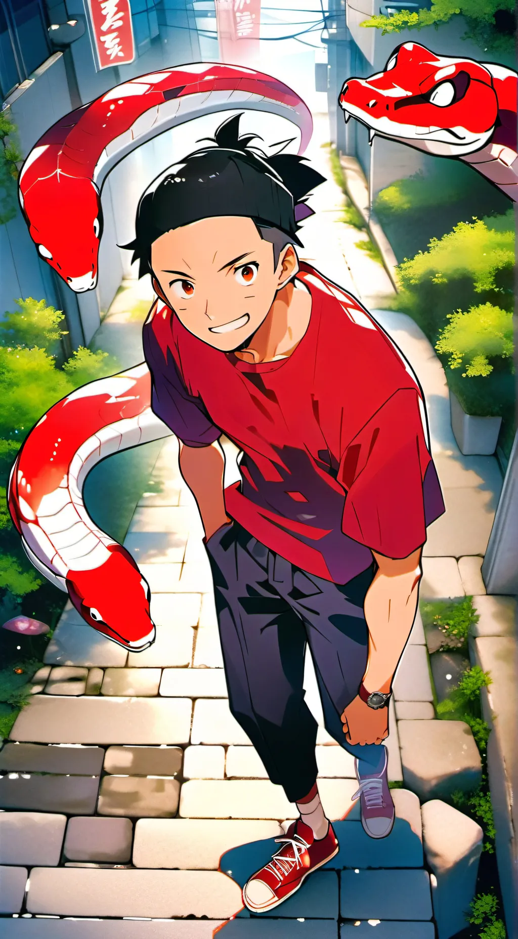 ai character: Arek Marek background