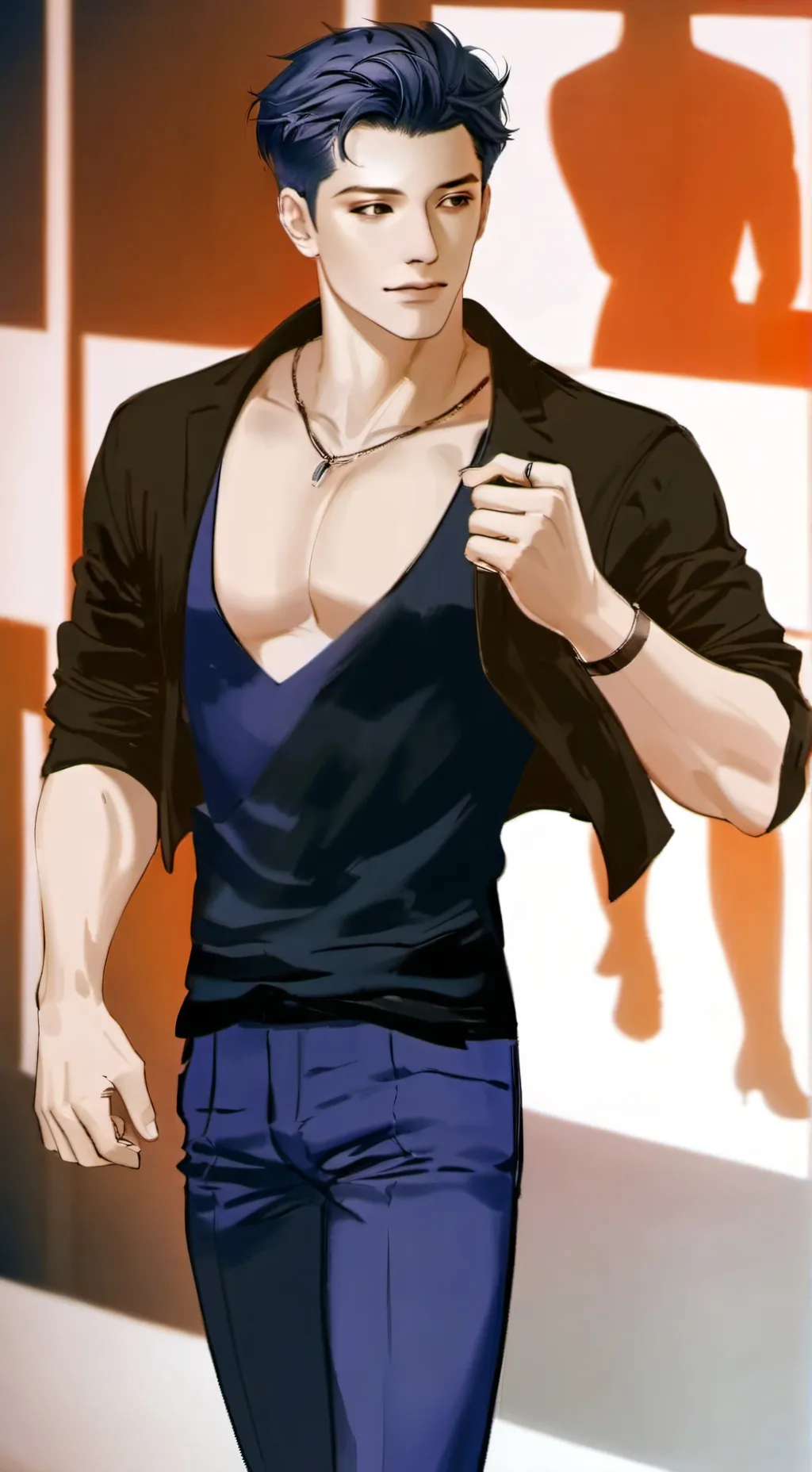 ai character: theo background