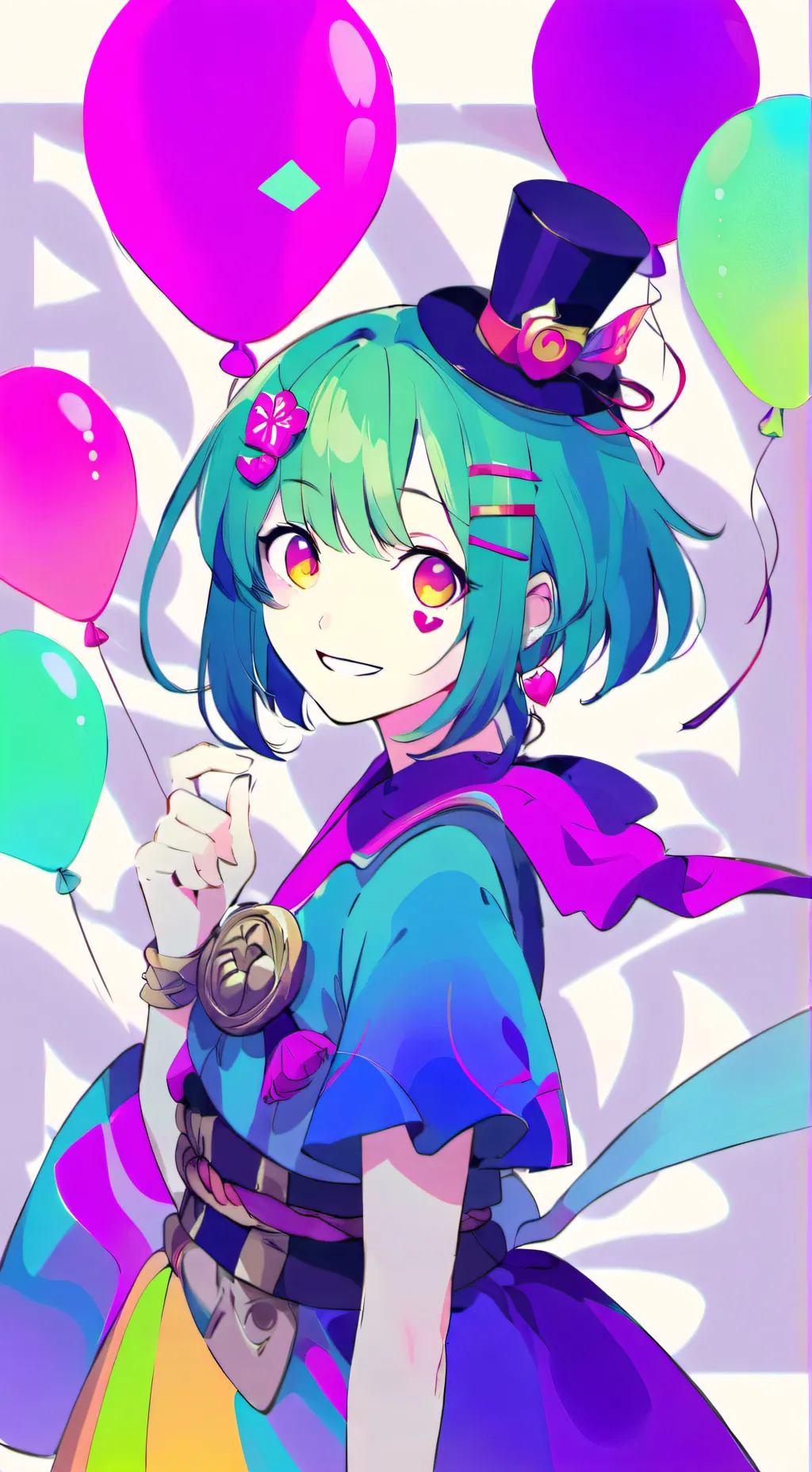 ai character: HB lluvia background