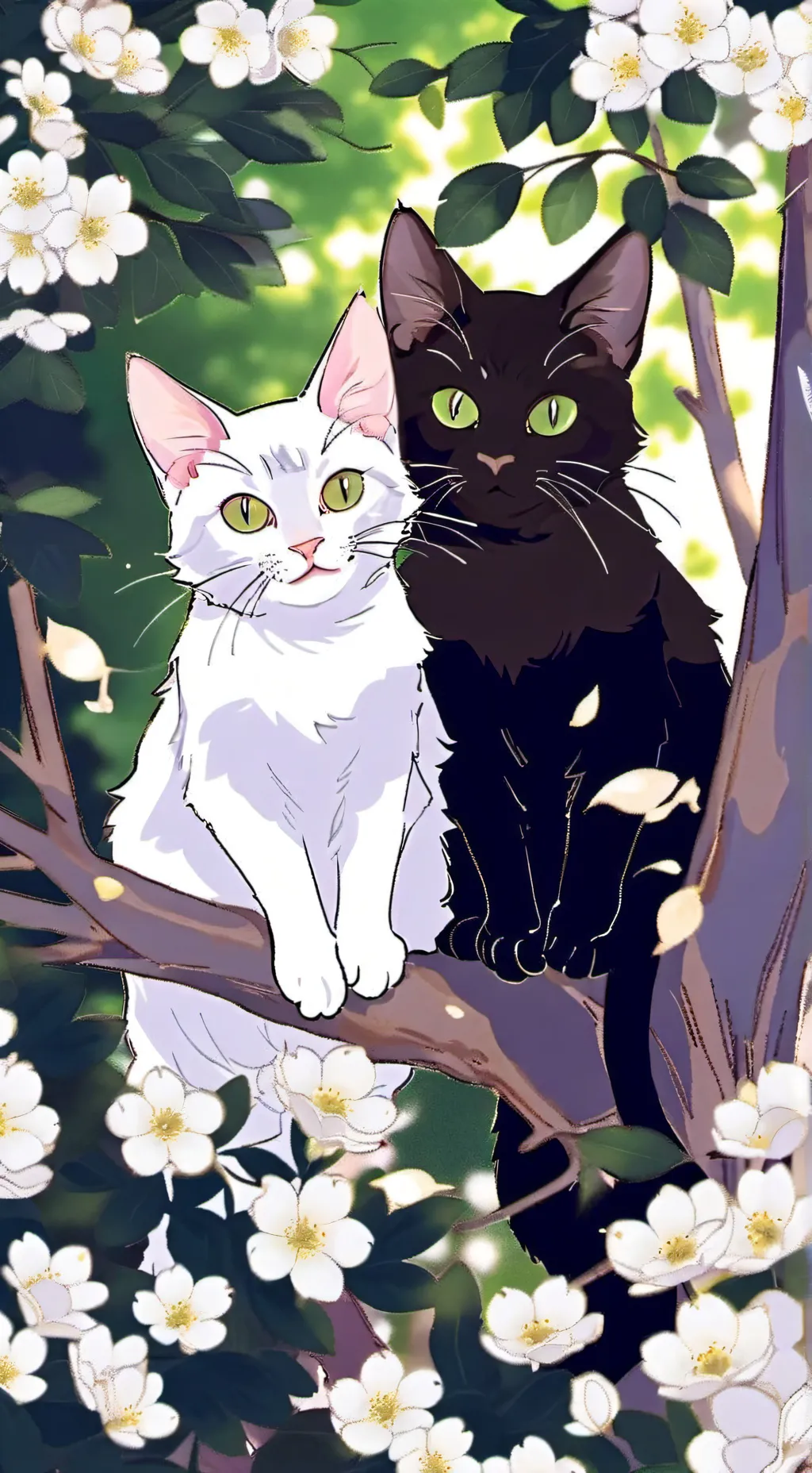 ai character: Cat life background