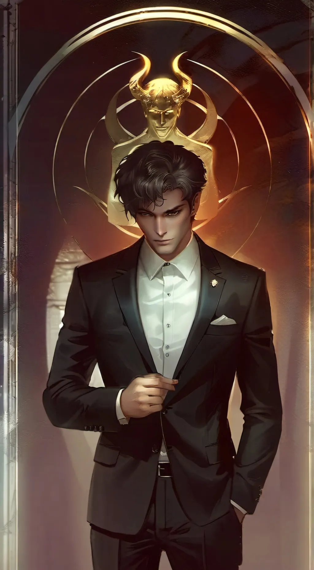 ai character: Jefferson  background