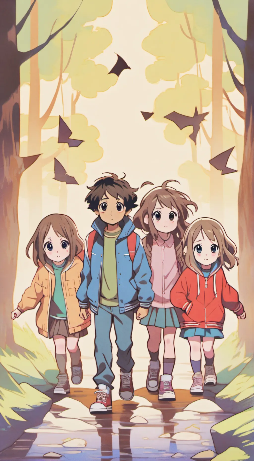 ai character: Stranger things S6 background