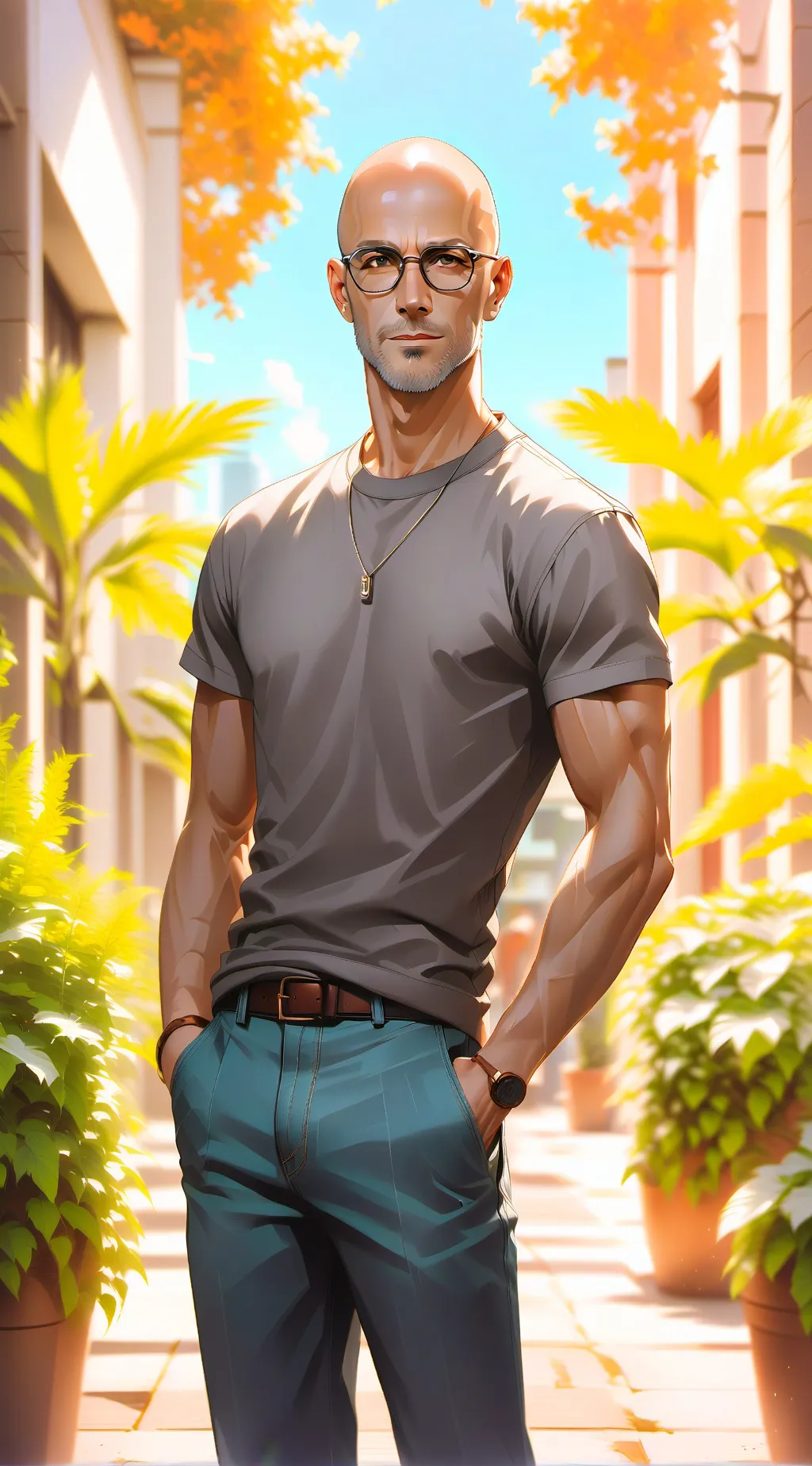 ai character: fuß background