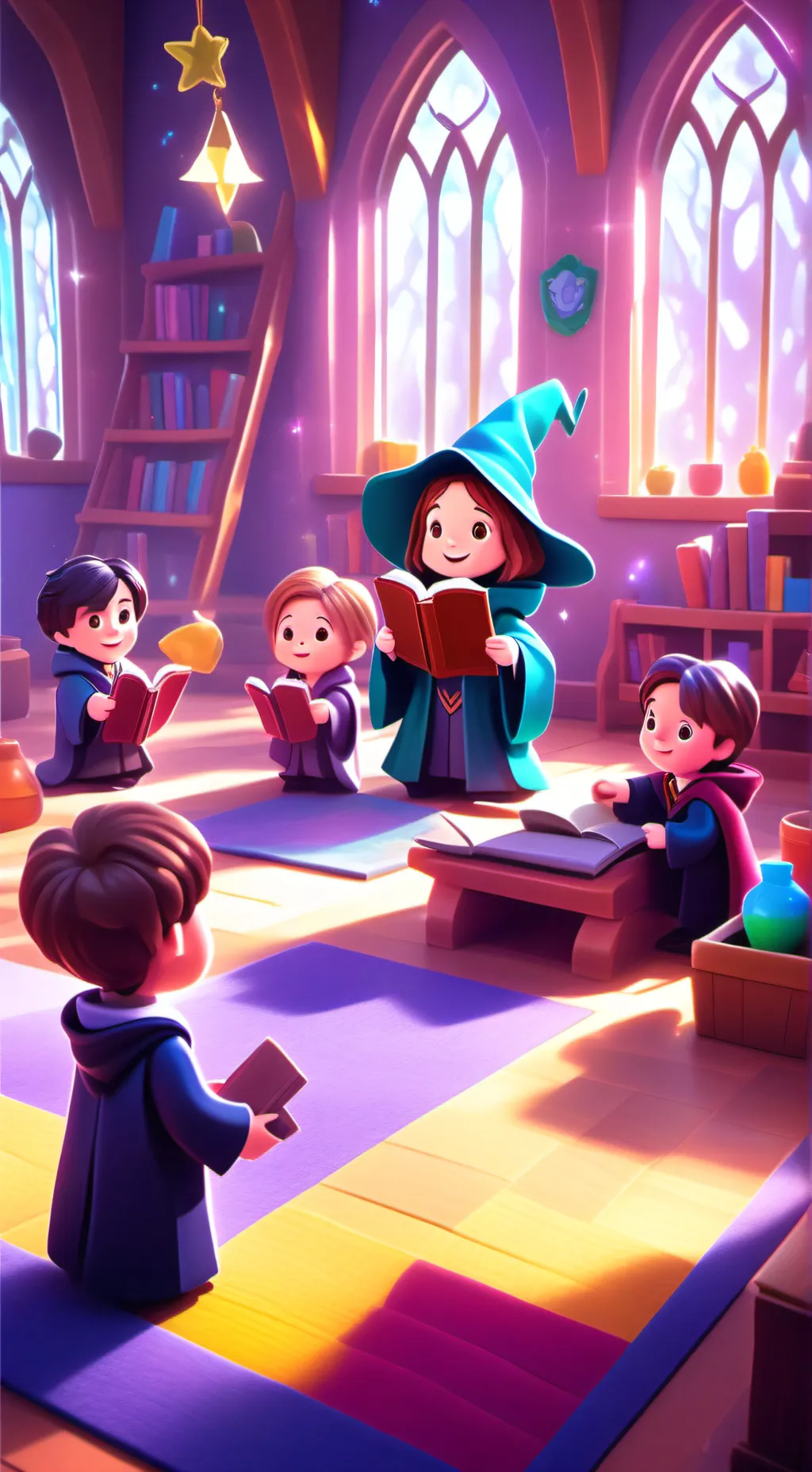 ai character: preschool  background