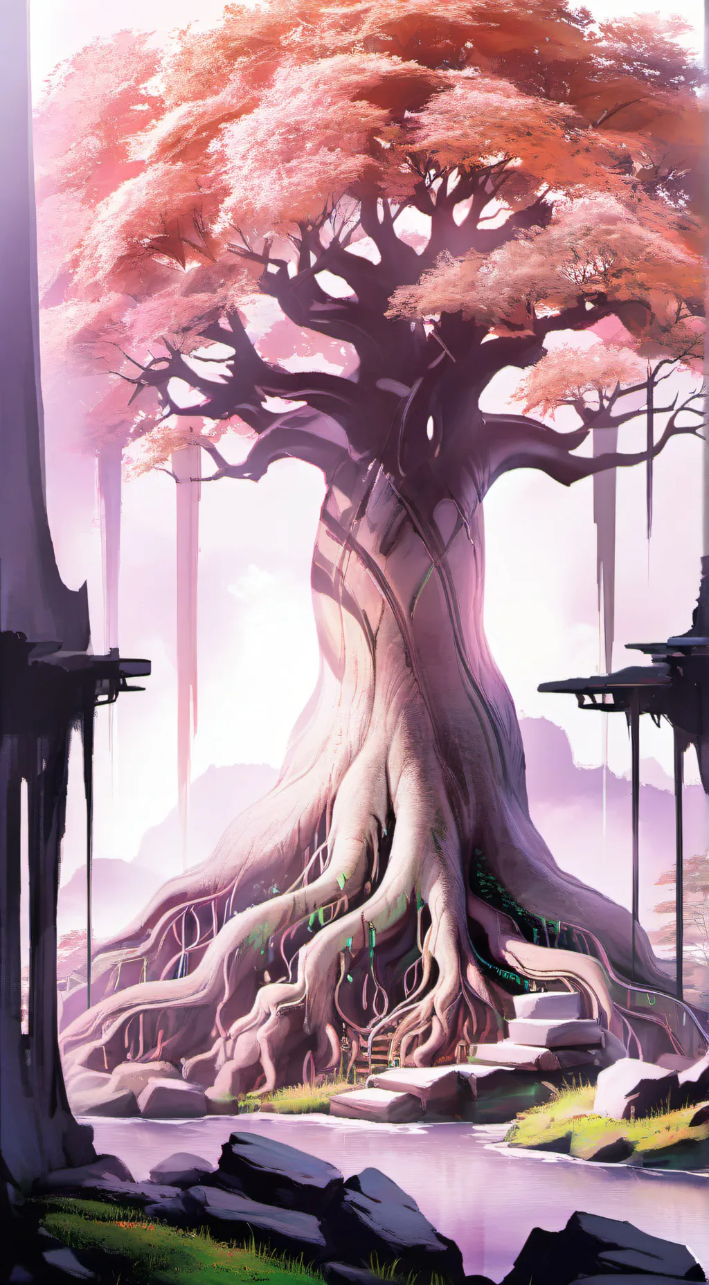 ai character: God of peaceful background