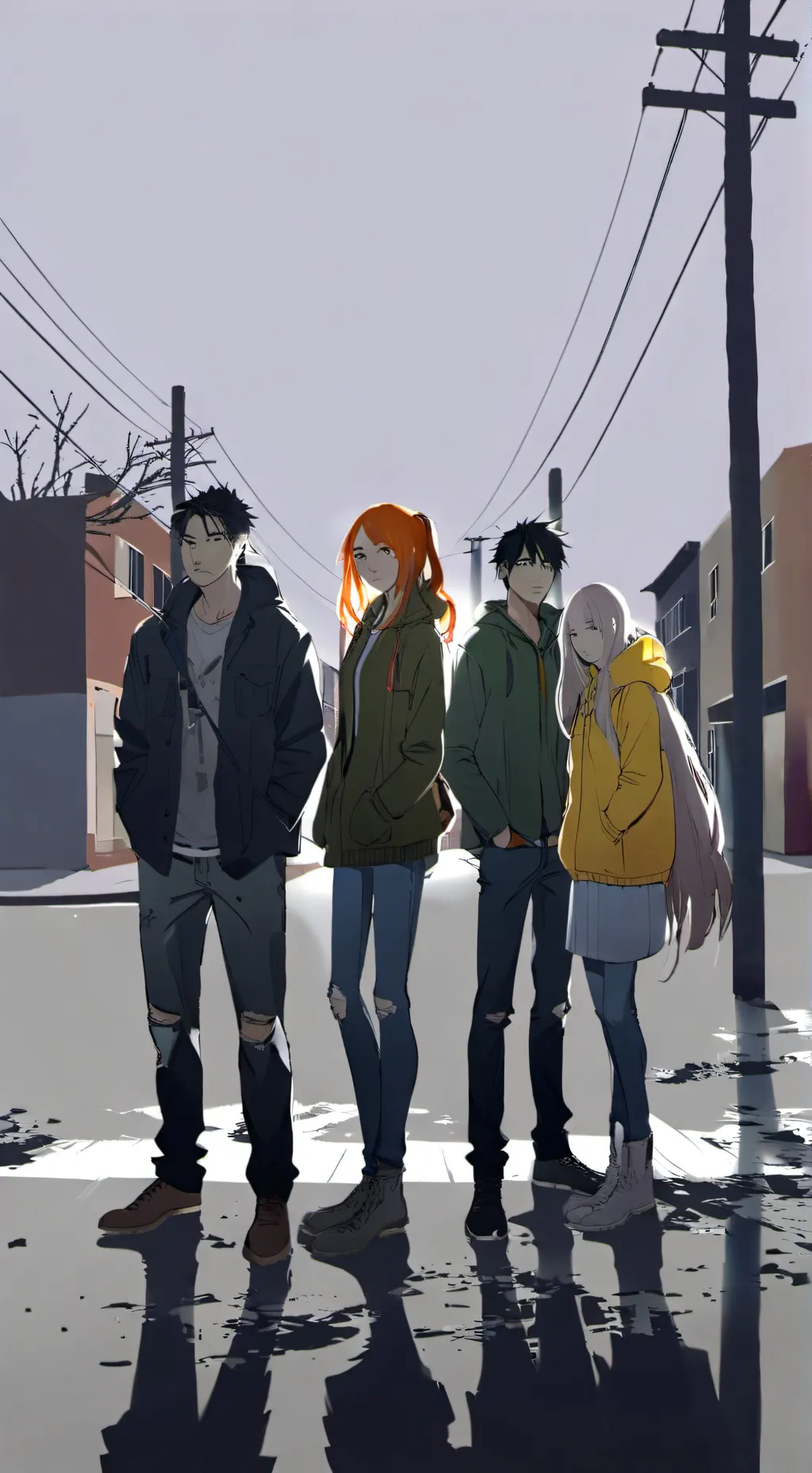 ai character: Hope to survive background