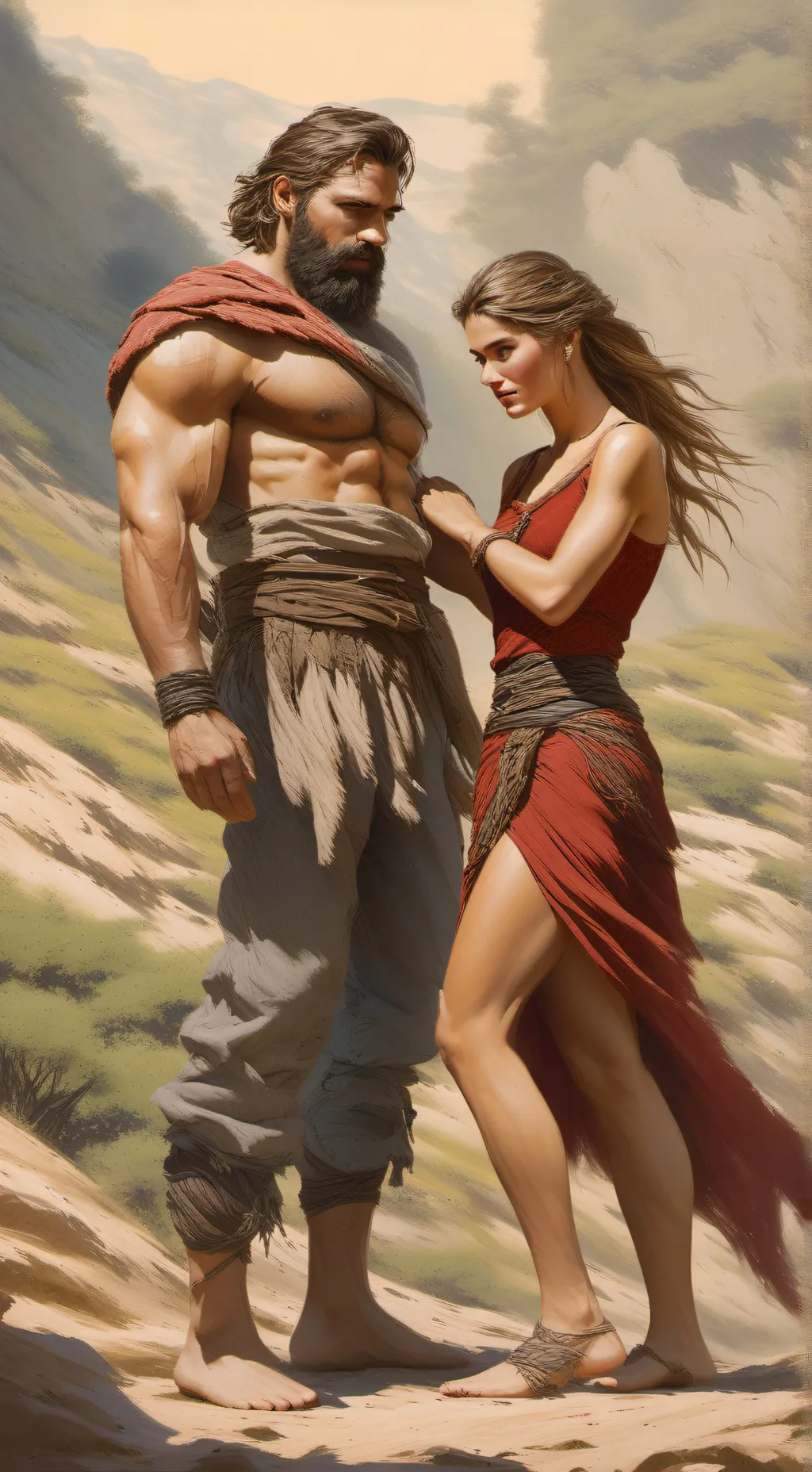 ai character: Gloria  background