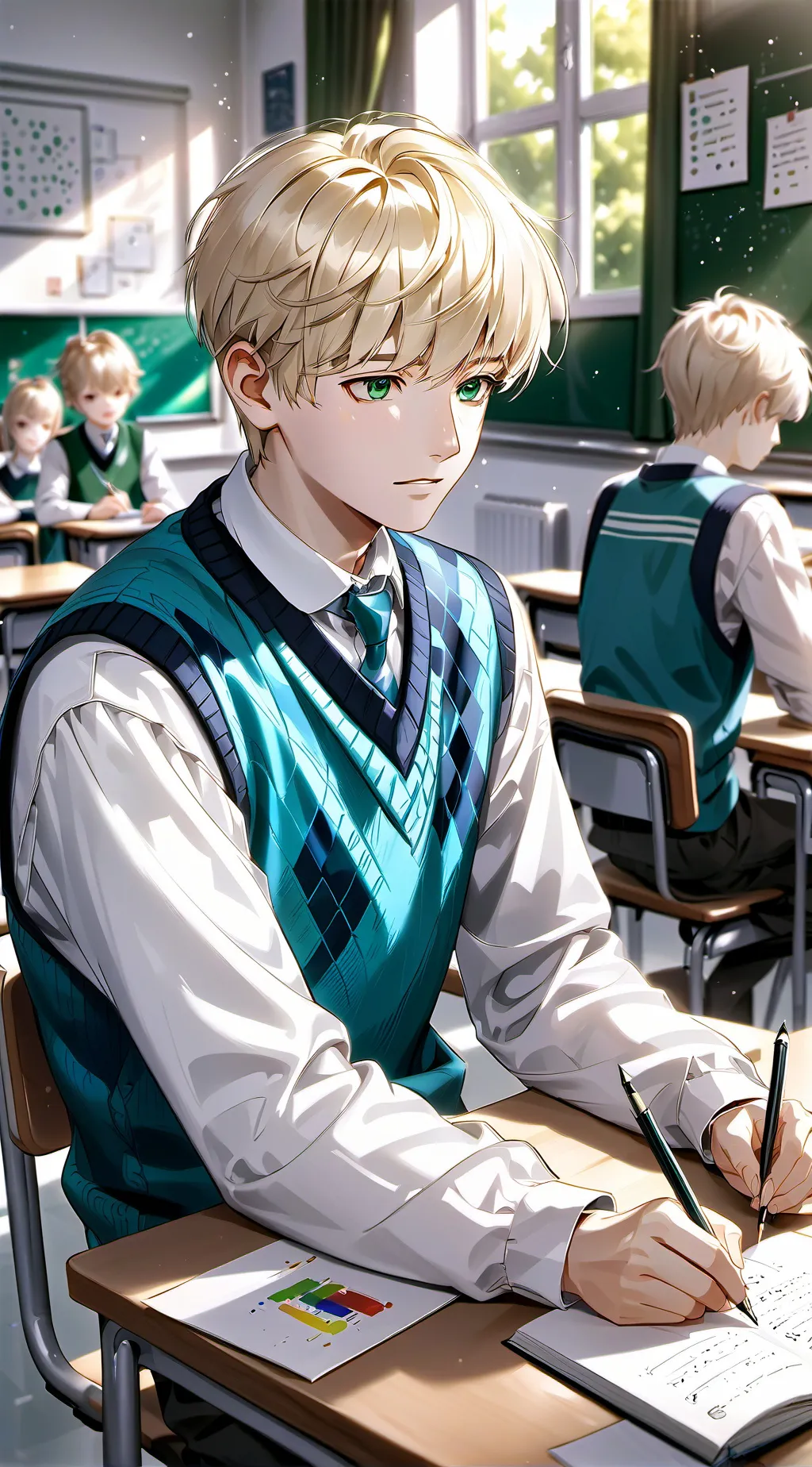 ai character: Nick  background