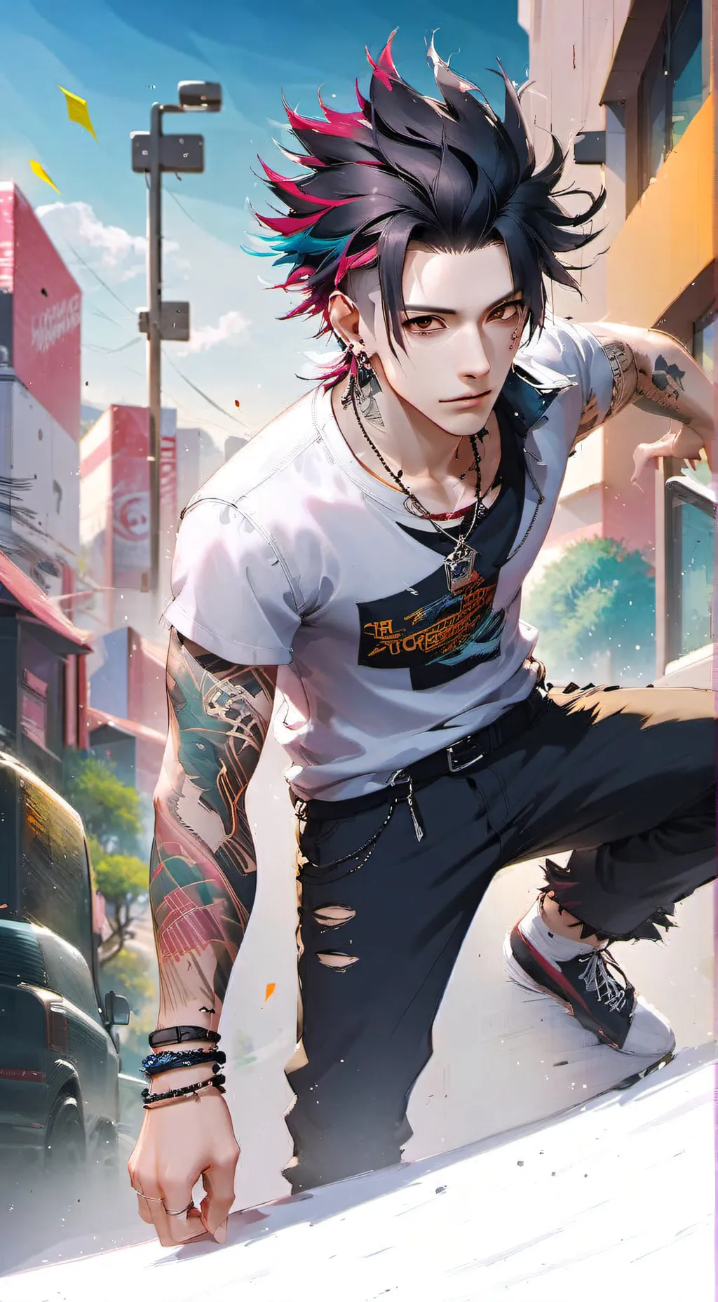 ai character: Mike Miller background