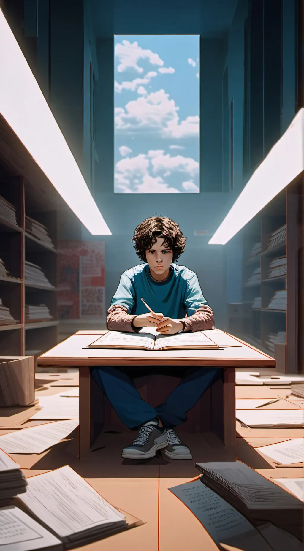 ai character: Fpe meets st background