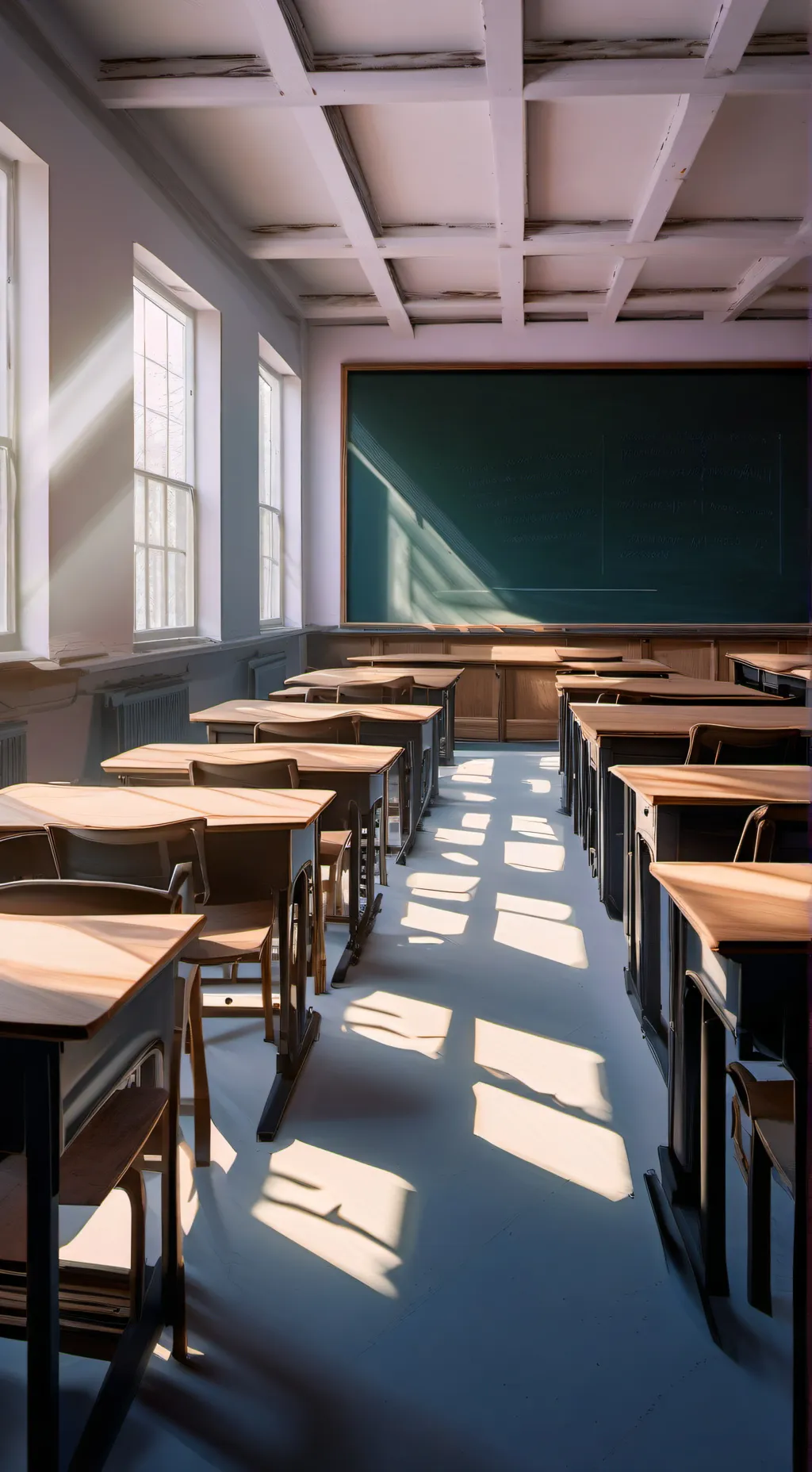 ai character: Dino school background