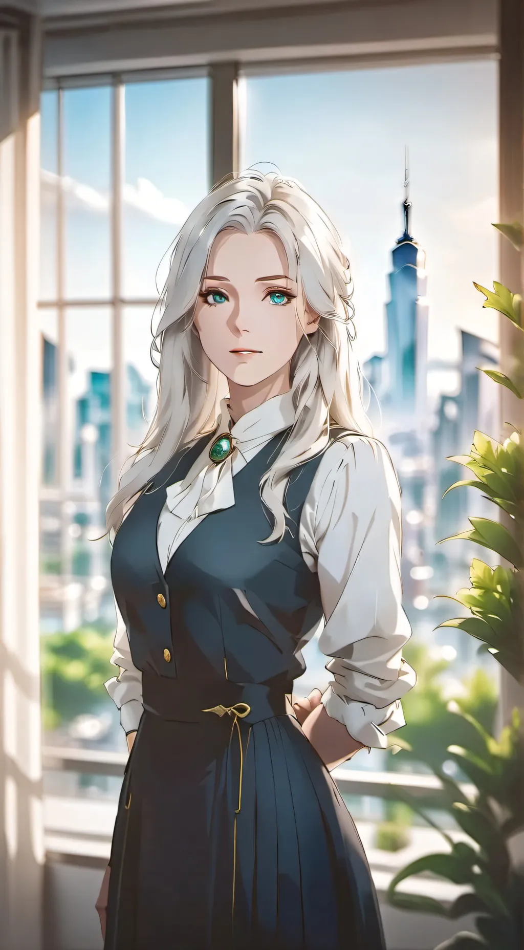 ai character: Maria (Tu novia) background