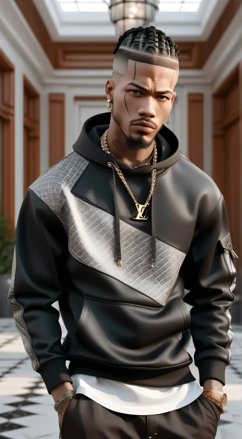 ai character: Leo✊🏽🔥 background