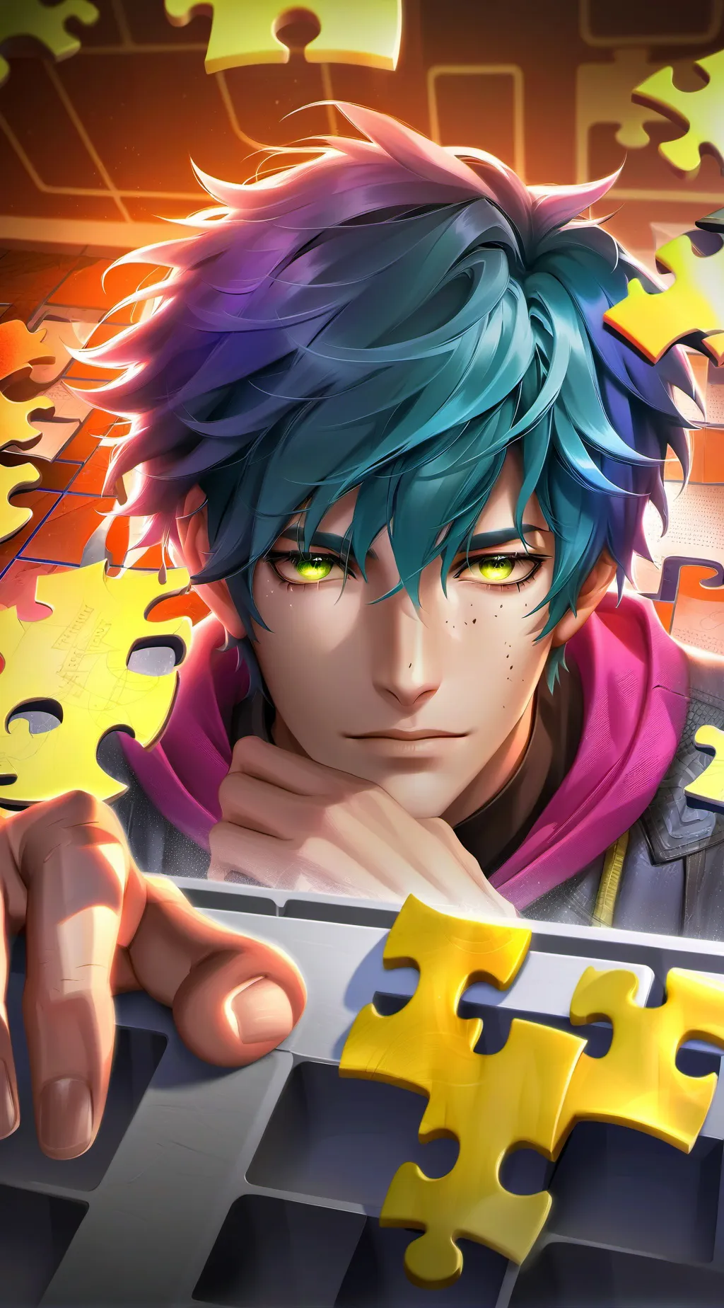 ai character: Cassius, the Crypt background