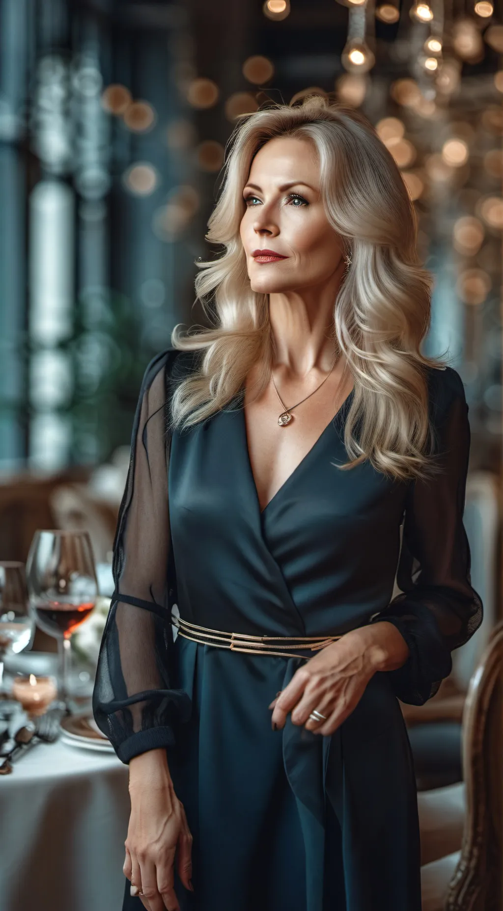 ai character: Estelle Michaels  background