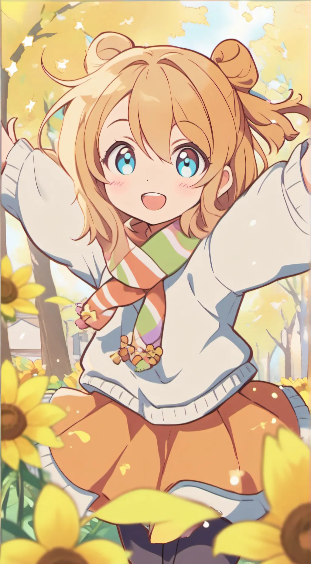 ai character: Magnetized background