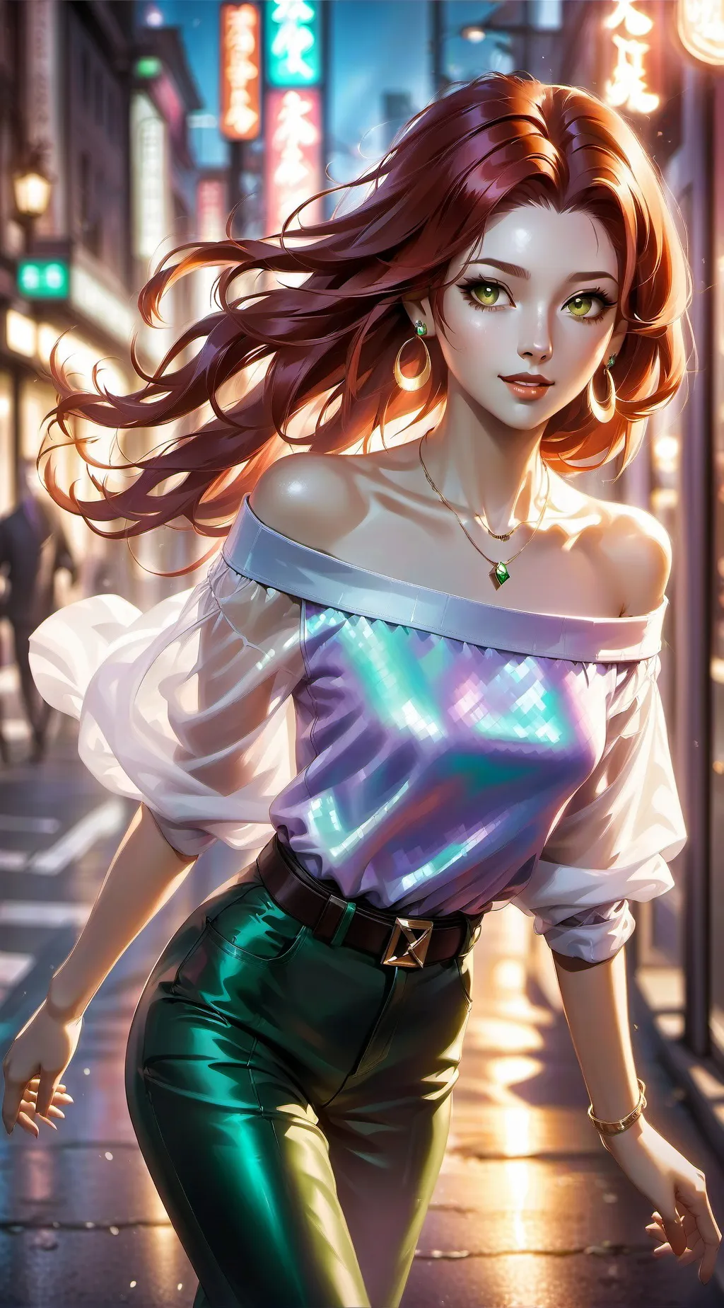 ai character: dandy,s wold background